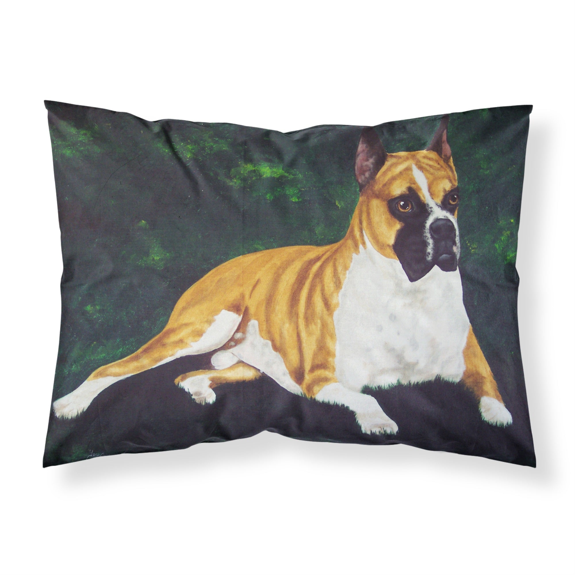 Caroline'S Treasures Dempsey Boxer Fabric Standard Pillowcase Amb1064Pillowcase, Multicolor