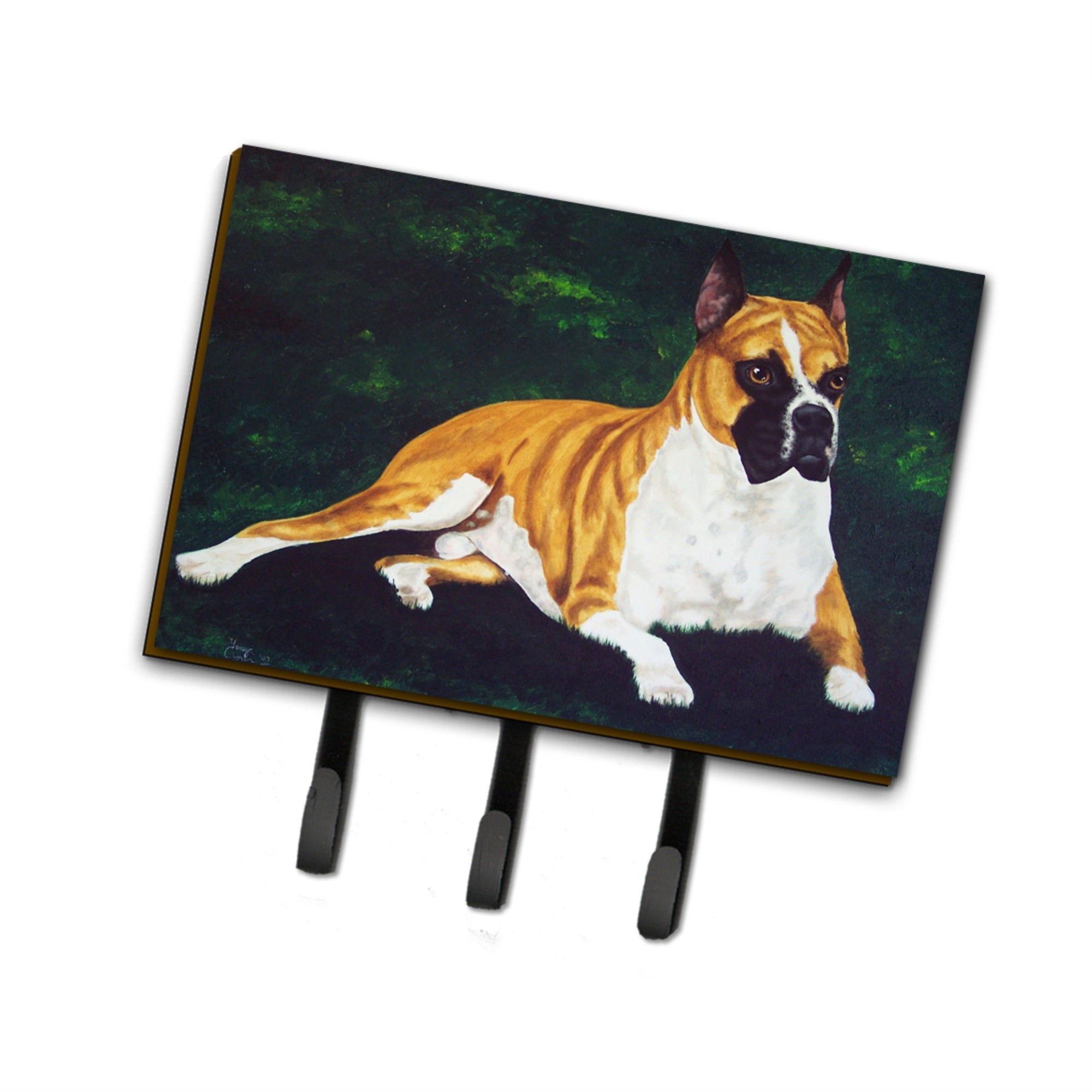 Caroline'S Treasures Amb1064Th68 Dempsey Boxer Leash Or Key Holder, Large, Multicolor