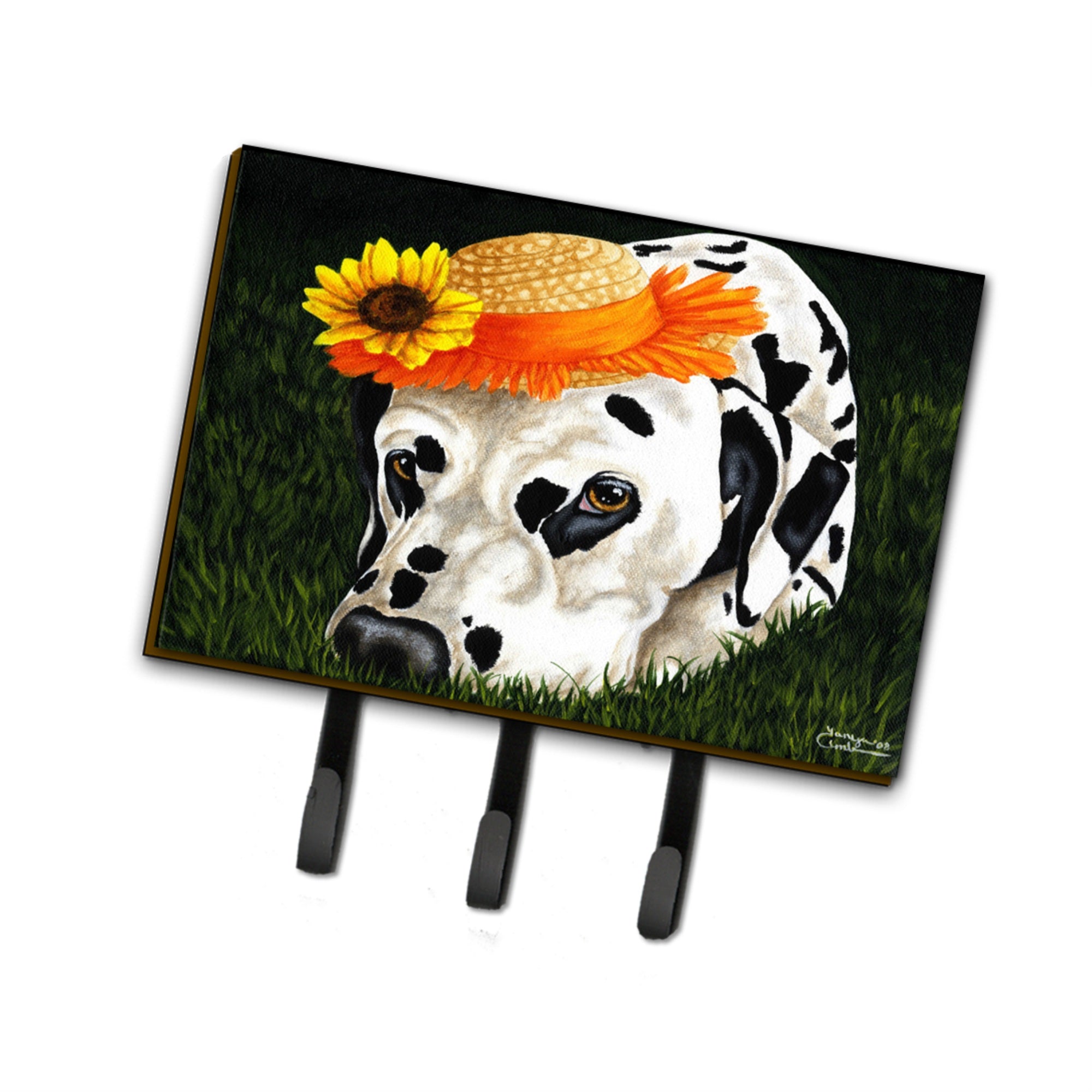 Caroline'S Treasures Amb1340Th68 My Sun Spot Dalmatian Leash Or Key Holder, Large, Multicolor