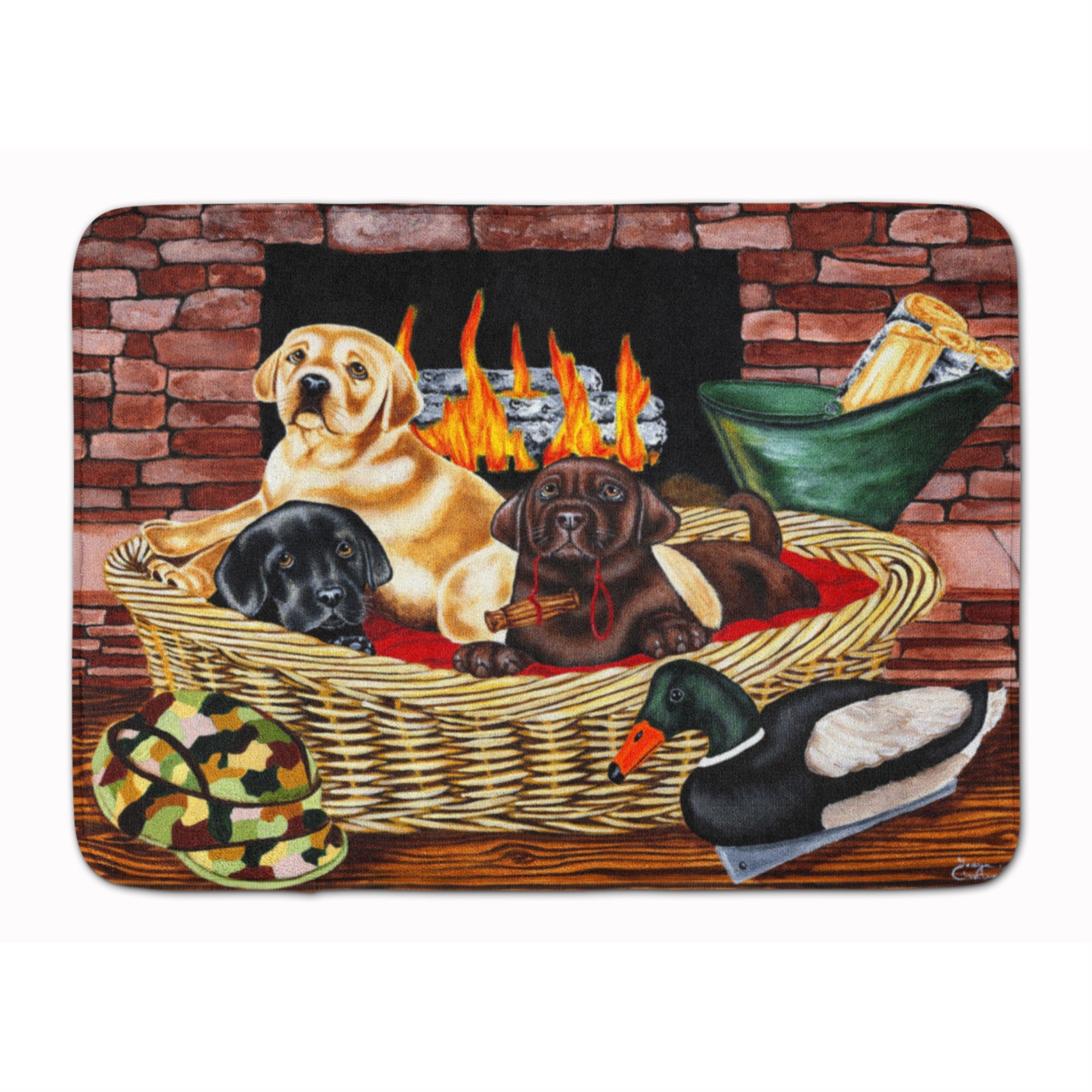 Caroline'S Treasures Next Generation Labrador Floor Mat, 19 X 27, Multicolor