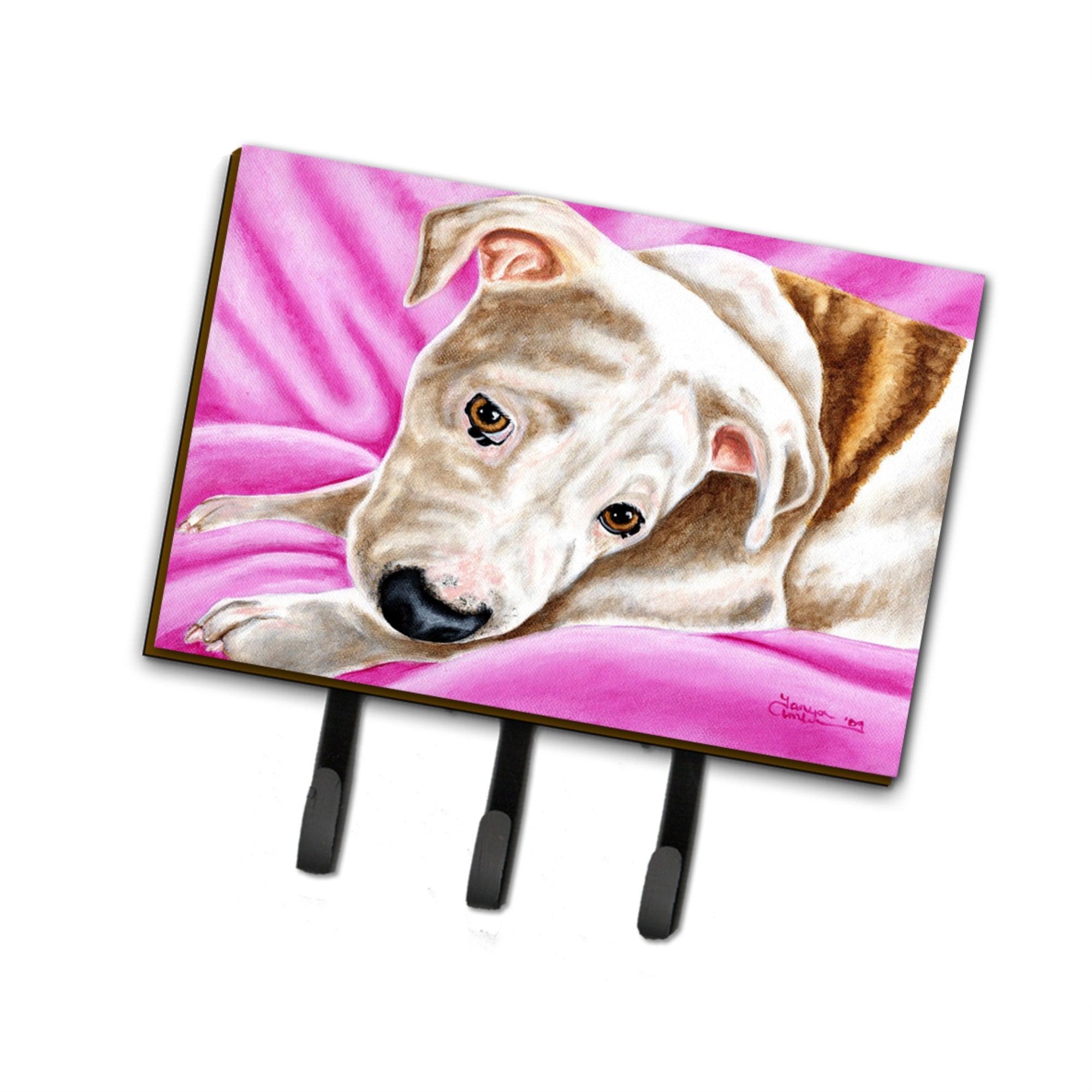 Caroline'S Treasures Amb1413Th68 Dream Girl Pit Bull Leash Or Key Holder, Large, Multicolor