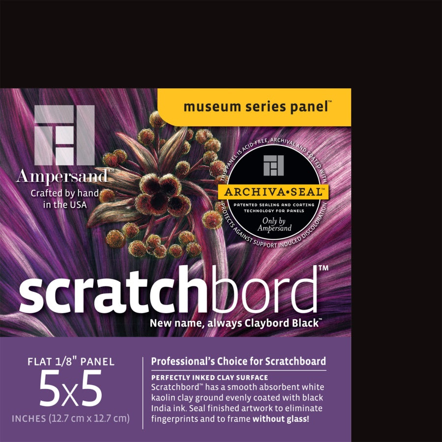 Scratchbord 1/8In Flat 3Pk 5X5
