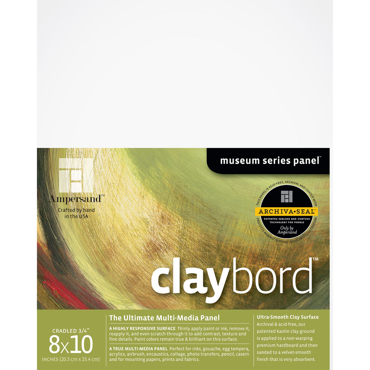 Claybord 3/4In Crad 8X10