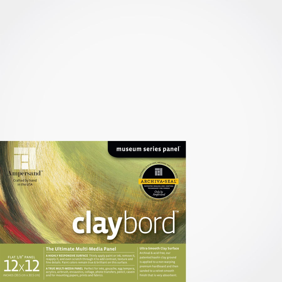 Claybord 1/8In Flat 12X12