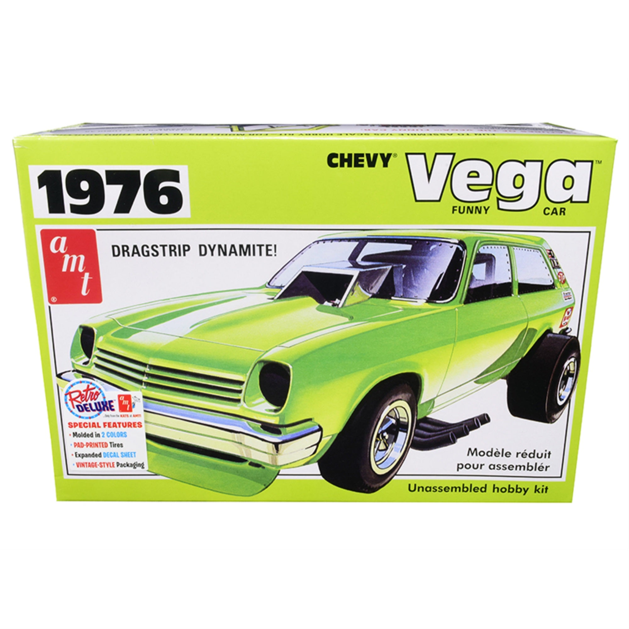 Skill 2 Model Kit 1976 Chevrolet Vega Funny Car 1/25 Scale Model By Amt