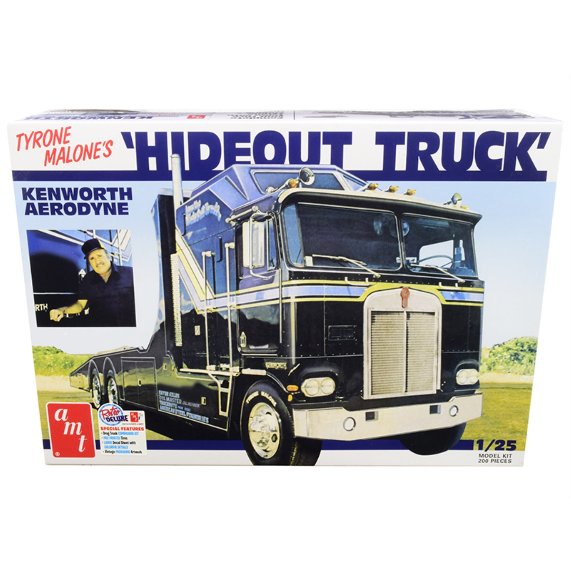 Skill 3 Model Kit Tyrone Malone'S Kenworth Aerodyne 'Hideout Truck' 1/25 Scale Model By Amt