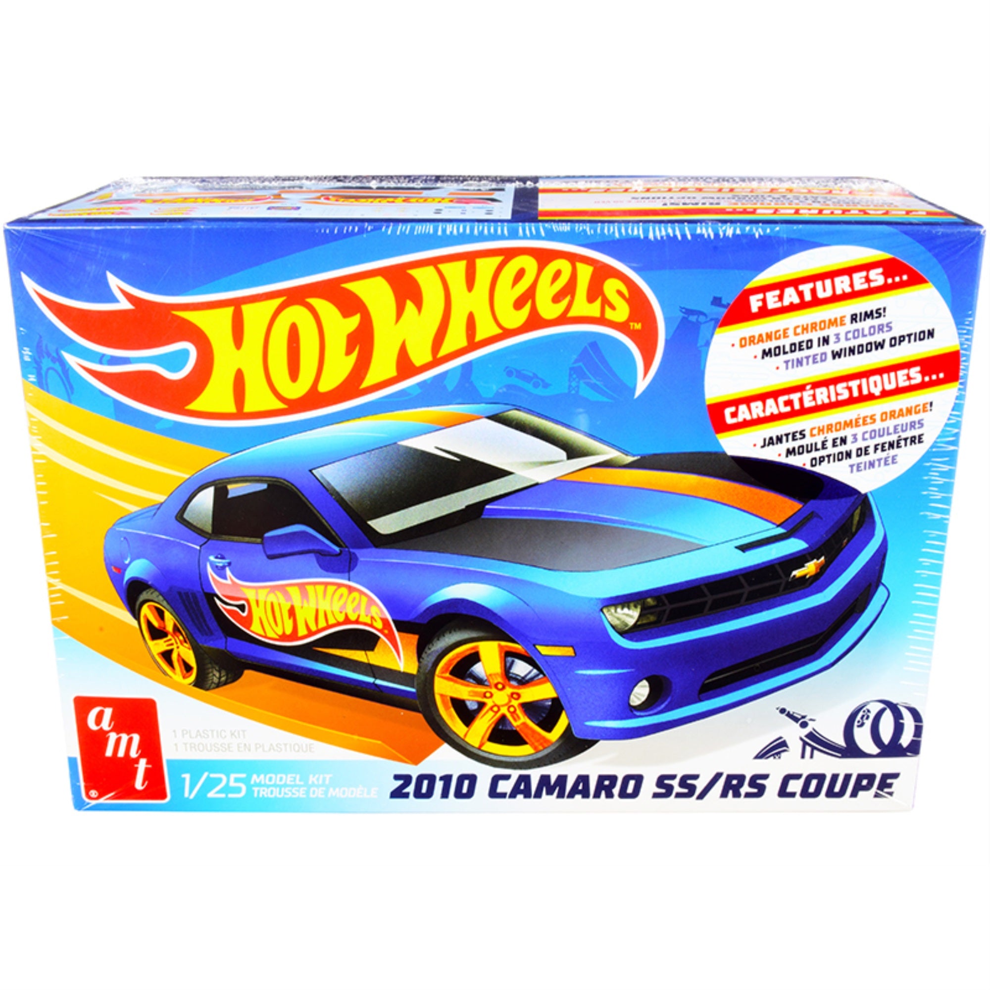 Skill 2 Model Kit 2010 Chevrolet Camaro Ss/Rs Coupe 'Hot Wheels' 1/25 Scale Model By Amt
