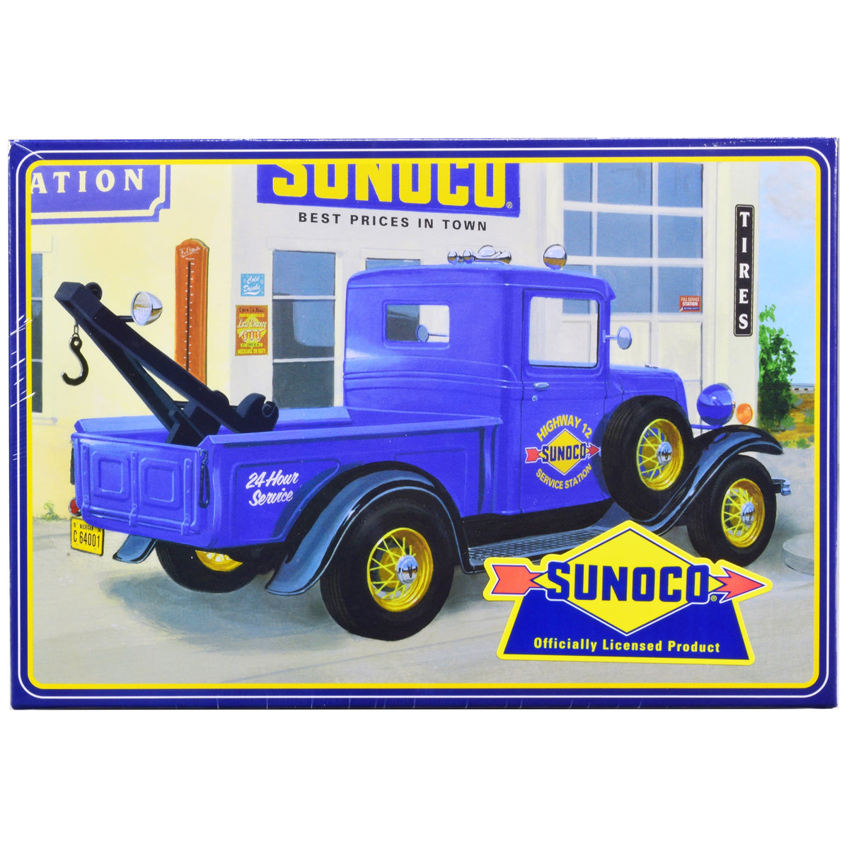 Skill 2 Model Kit 1934 Ford Pickup Truck 'Sunoco' 3 In 1 Kit 1/25 Scale Model By Amt