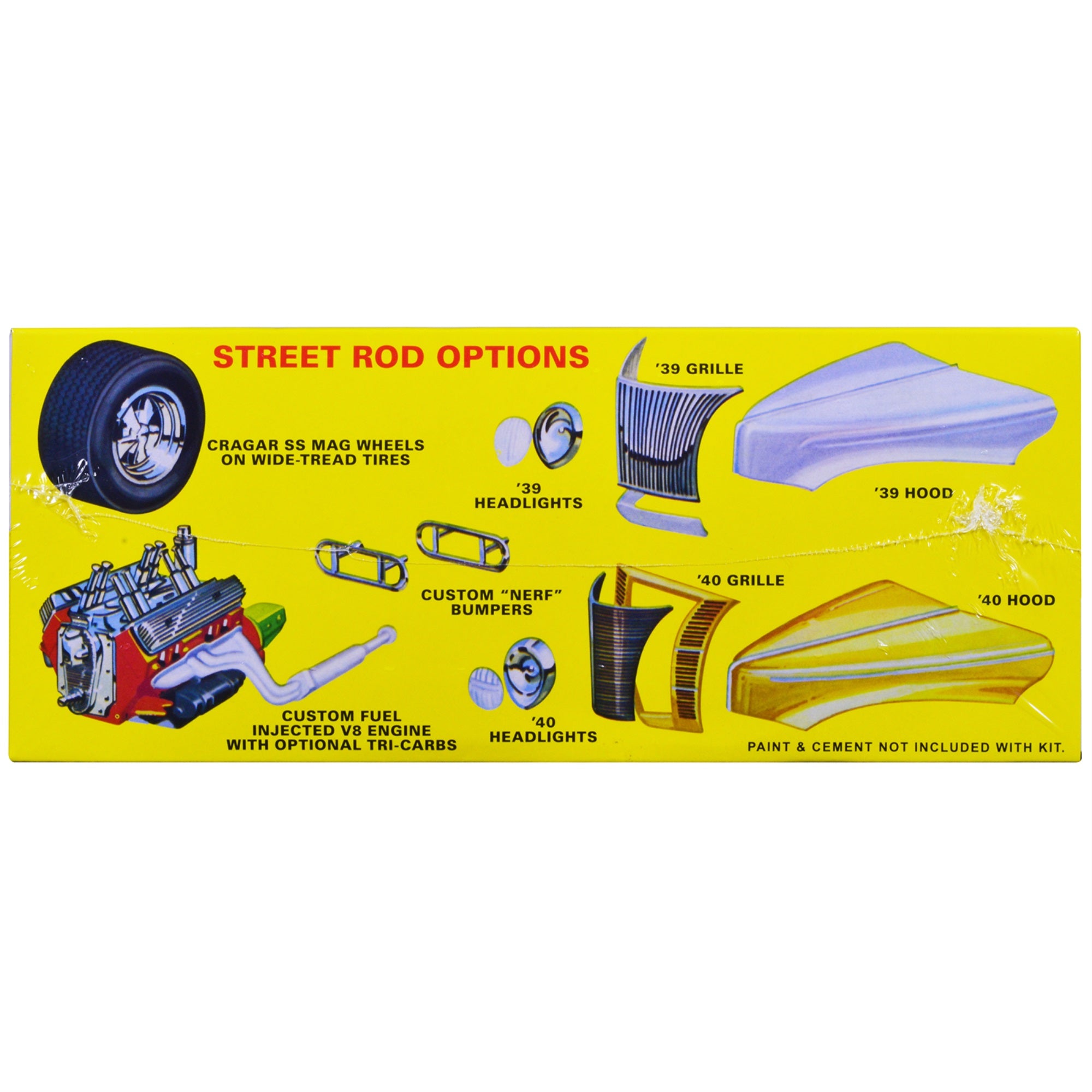 Skill 2 Model Kit 1939 Ford Tudor Sedan 'Street Rod' Series 1/25 Scale Model By Amt