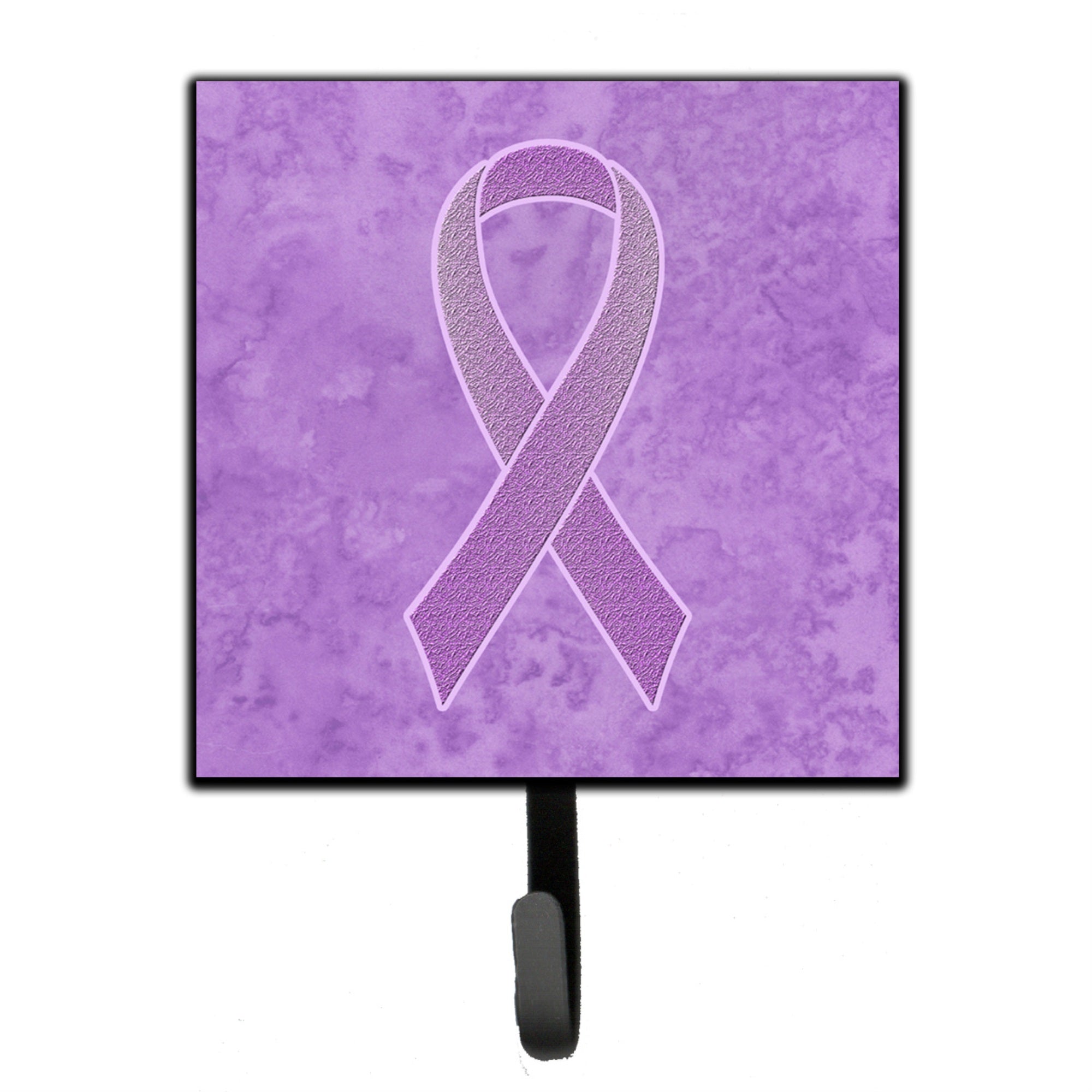 Caroline'S Treasures An1200Sh4 Lavender Ribbon For All Cancer Awareness Leash Or Key Holder, Small, Multicolor