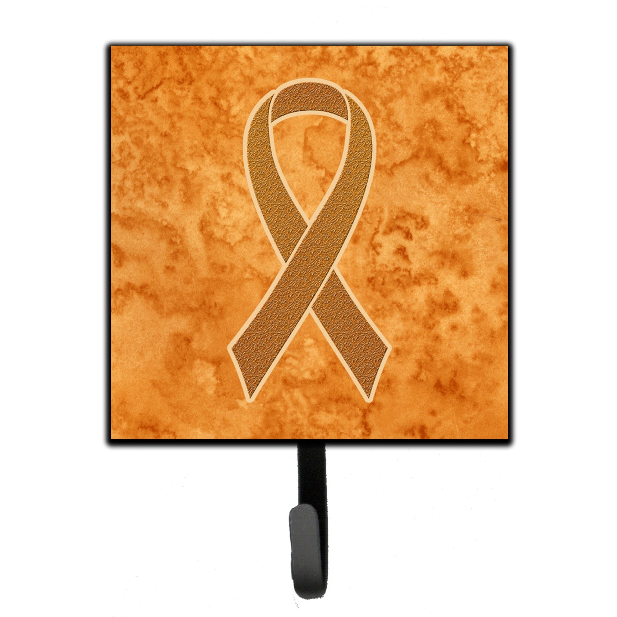 Caroline'S Treasures An1204Sh4 Orange Ribbon For Leukemia Awareness Leash Or Key Holder, Small, Multicolor