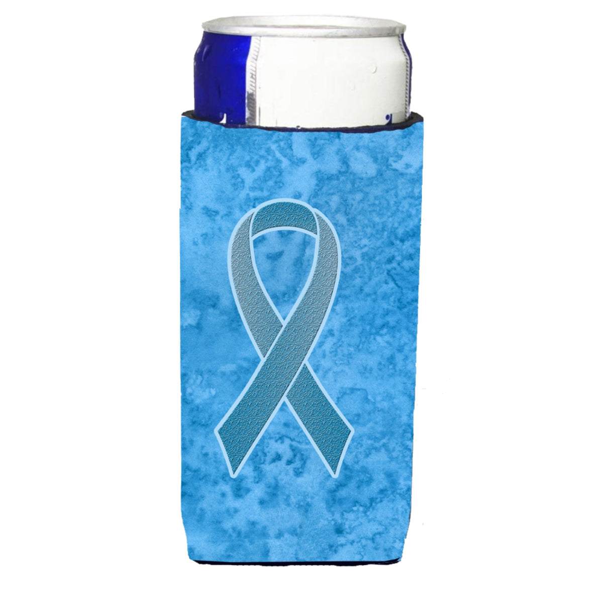 Blue Ribbon For Prostate Cancer Awareness Ultra Beverage Insulators For Slim Cans An1206Muk