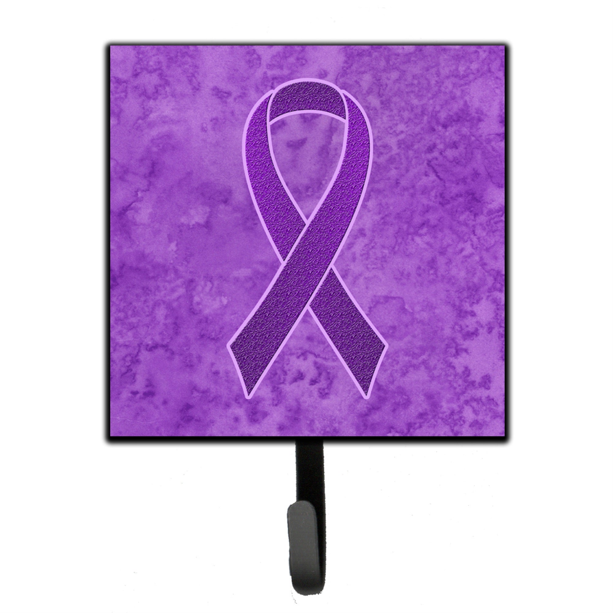 Caroline'S Treasures An1207Sh4 Purple Ribbon For Pancreatic And Leiomyosarcoma Cancer Awareness Leash Or Key Holder, Small, Mu