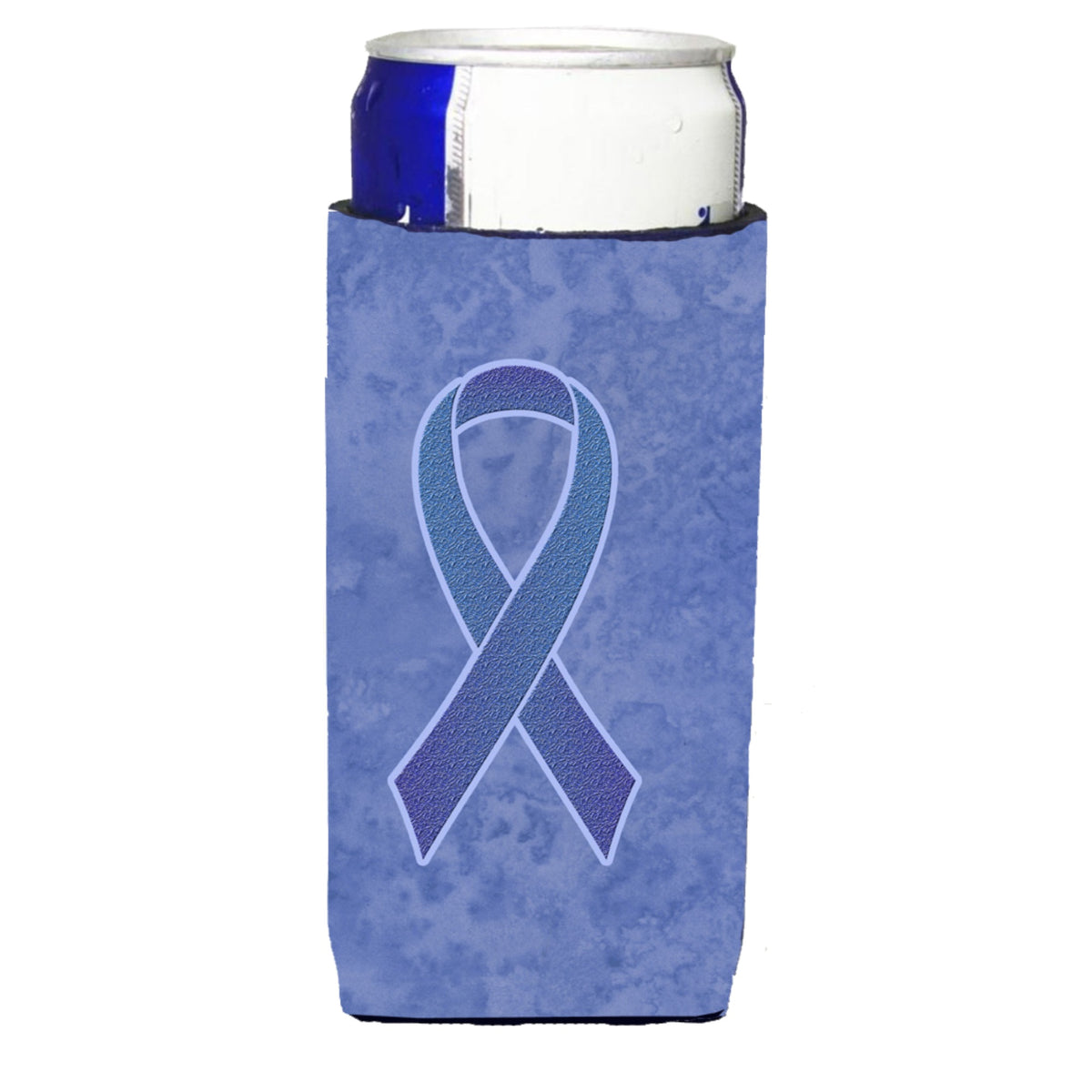 Periwinkle Blue Ribbon For Esophageal And Stomach Cancer Awareness Ultra Beverage Insulators For Slim Cans An1208Muk