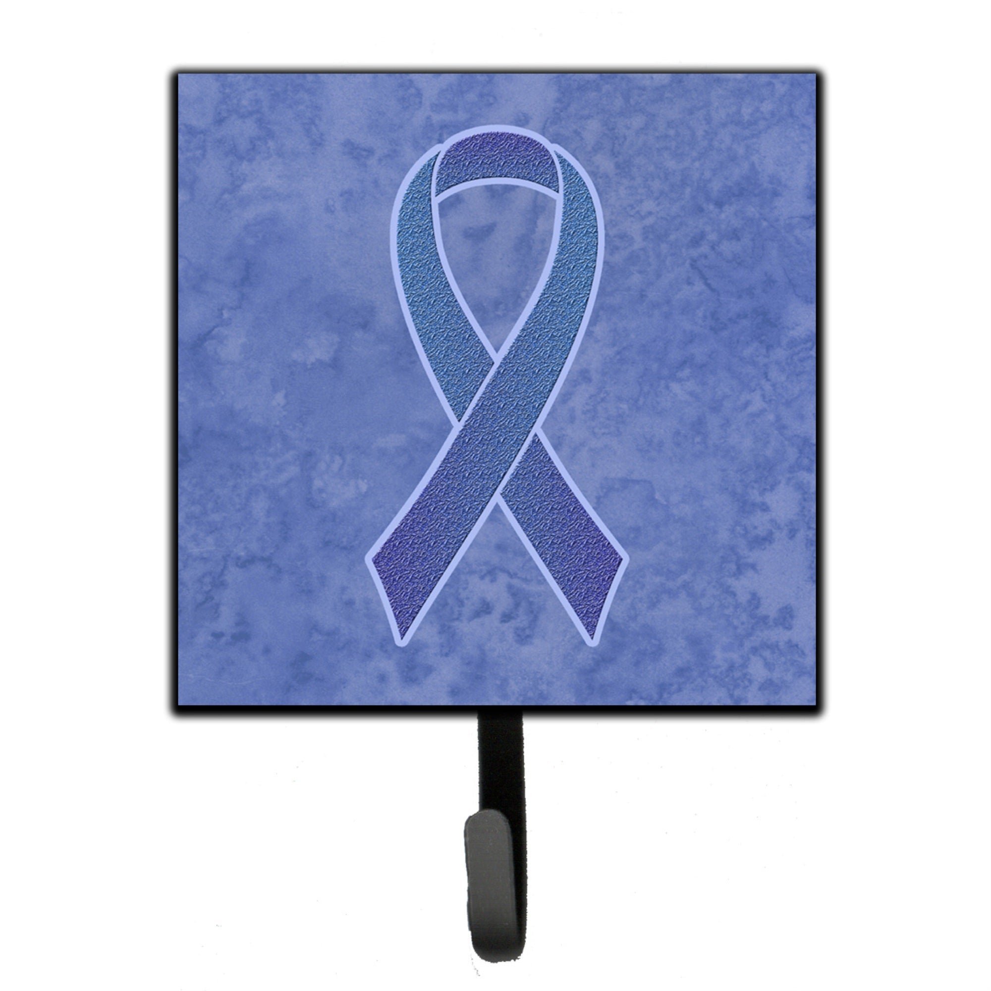 Caroline'S Treasures An1208Sh4 Periwinkle Blue Ribbon For Esophageal And Stomach Cancer Awareness Leash Or Key Holder, Small,