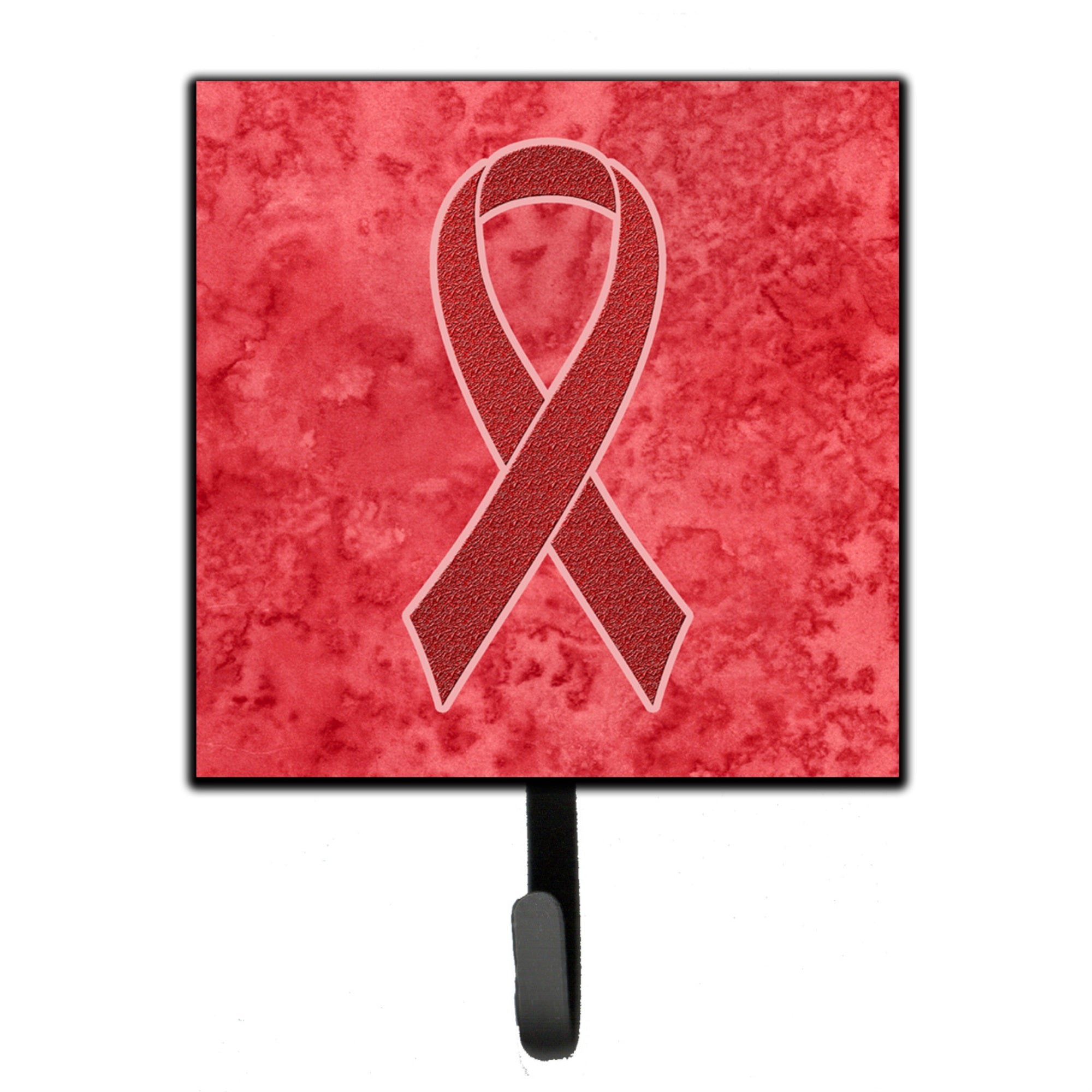 Caroline'S Treasures An1213Sh4 Red Ribbon For Aids Awareness Leash Or Key Holder, Small, Multicolor