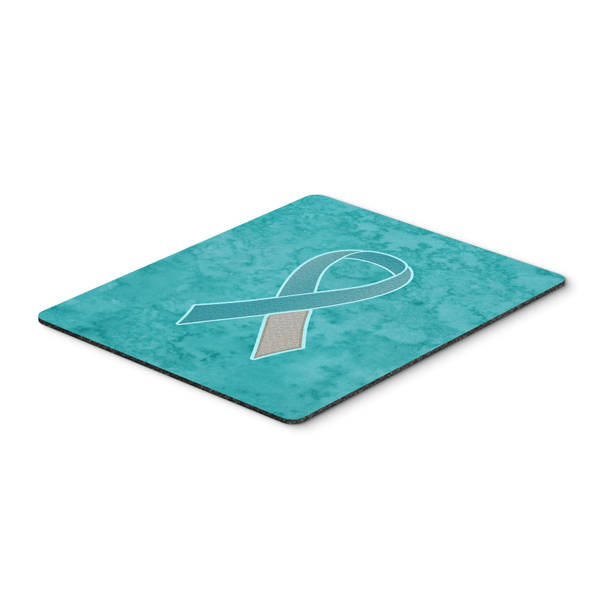 Caroline'S Treasures Teal And White Ribbon For Cervical Cancer Awareness Mouse Pad, Hot Pad/Trivet (An1215Mp)