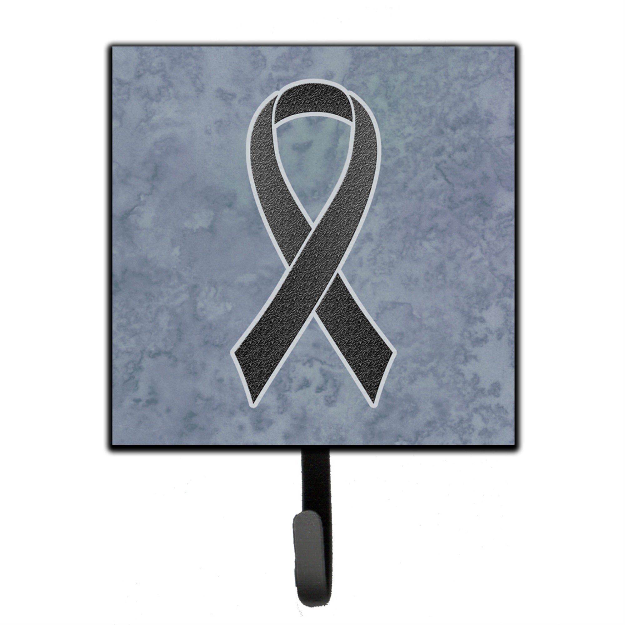 Caroline'S Treasures An1216Sh4 Black Ribbon For Melanoma Cancer Awareness Leash Or Key Holder, Small, Multicolor