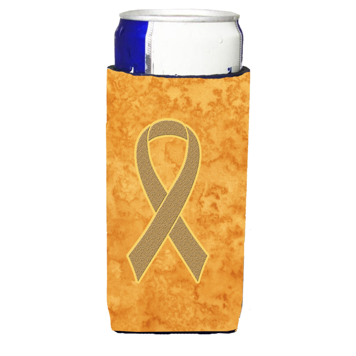 Peach Ribbon For Uterine Cancer Awareness Ultra Beverage Insulators For Slim Cans An1219Muk
