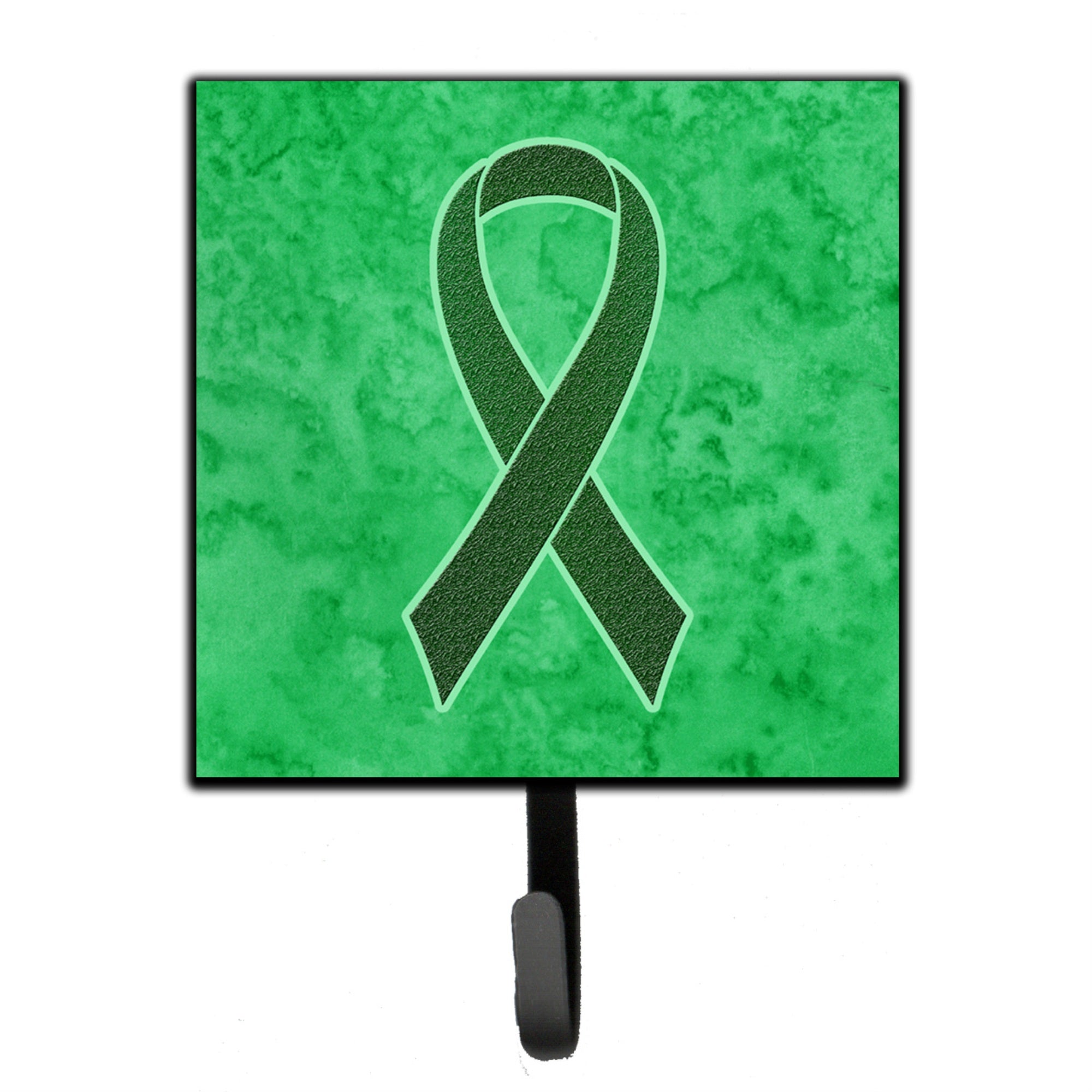 Caroline'S Treasures An1221Sh4 Emerald Green Ribbon For Liver Cancer Awareness Leash Or Key Holder, Small, Multicolor