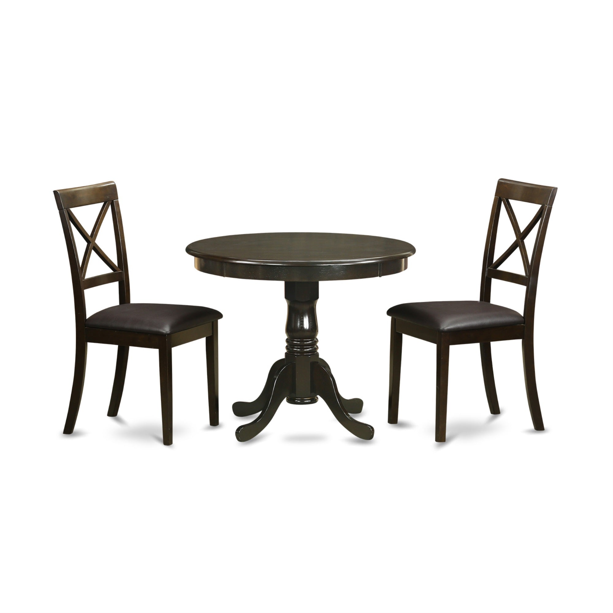 Anbo3-Cap-Lc 3 Pc Kitchen Table-Kitchen Table And 2 Dining Chairs