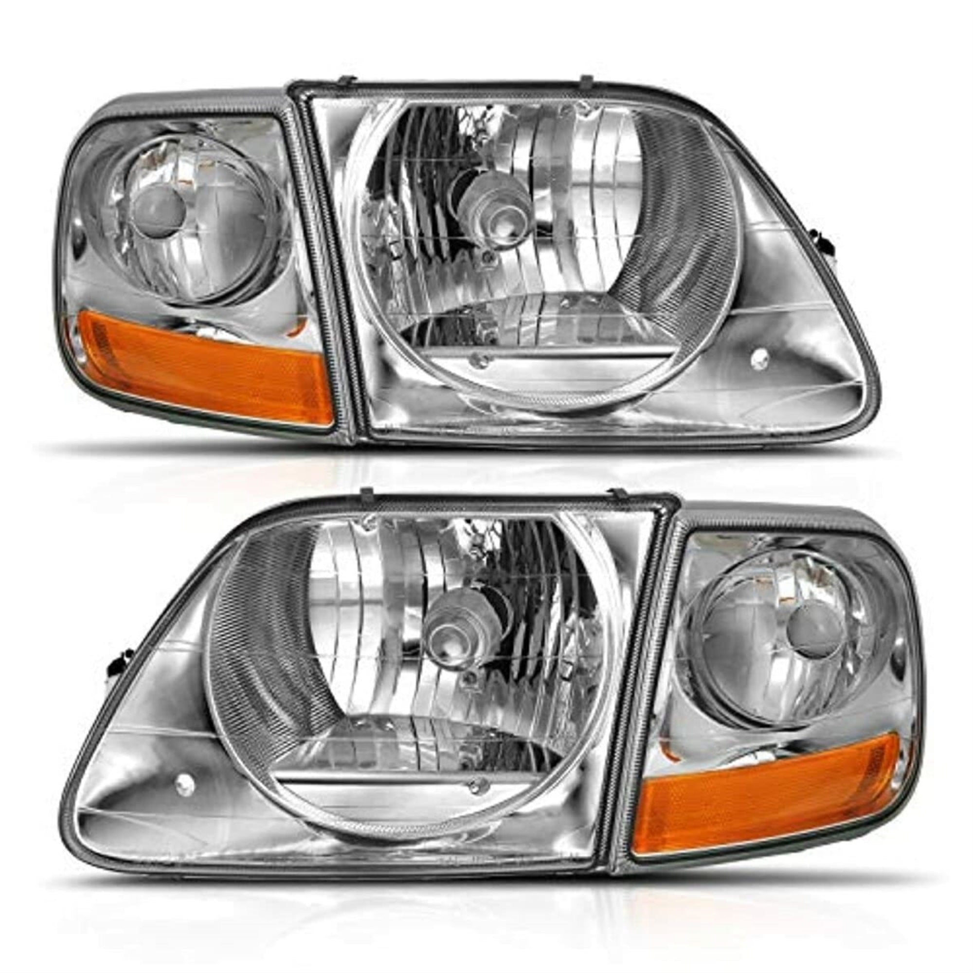 Anzo (111438) 1997-2003 Ford F-150 Crystal Headlight G2 Clear With Parking Light