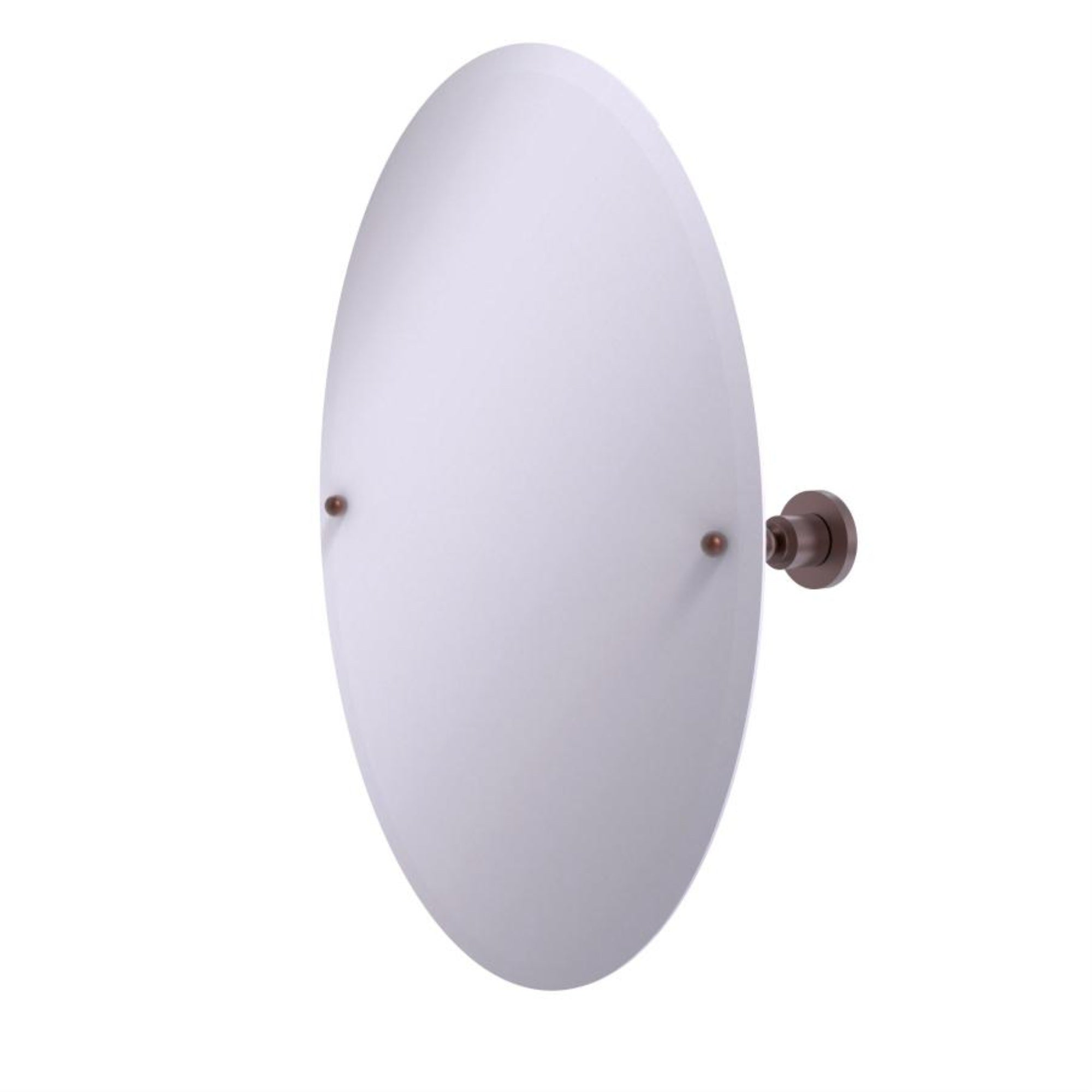 Frameless Oval Tilt Mirror with Beveled Edge - AP-91-CA