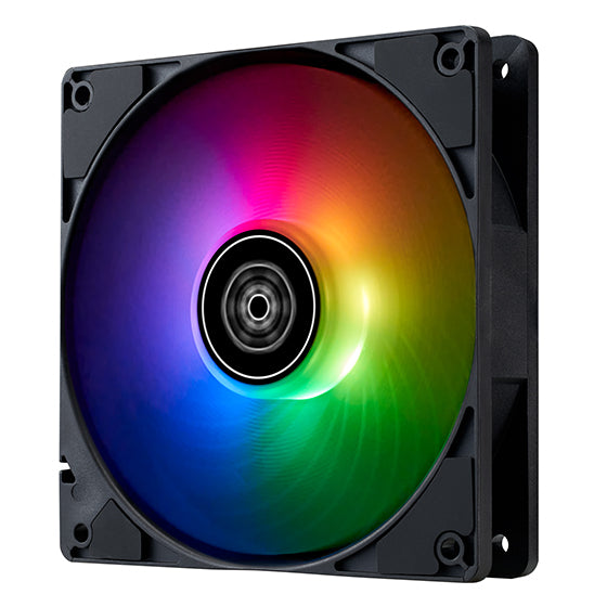 High Performance 120Mm Air Channeling Computer Fan With Argb Lighting Effects.
