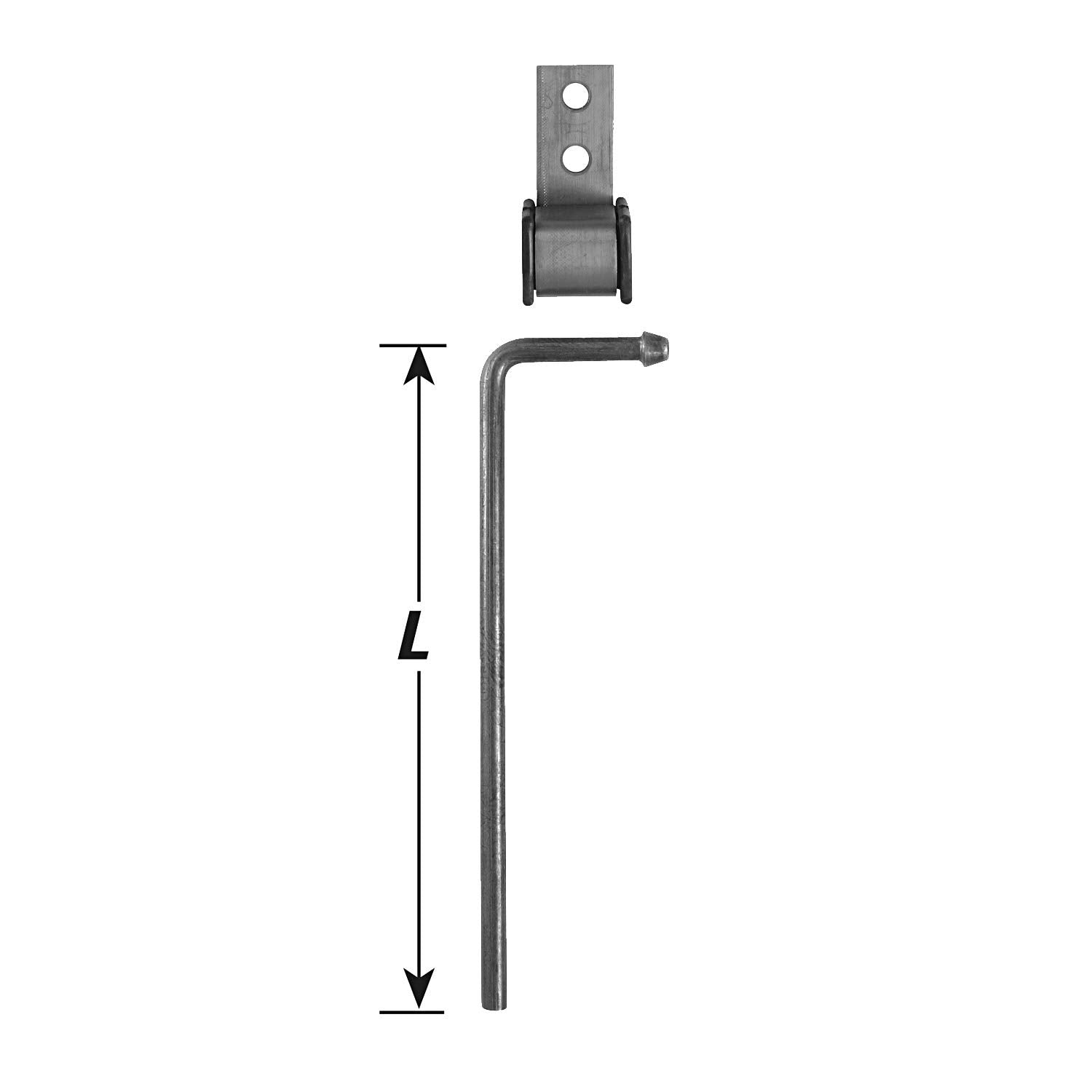 Exhaust Hanger  Swinger 1/2In Rod 10In 90 Degree Universal