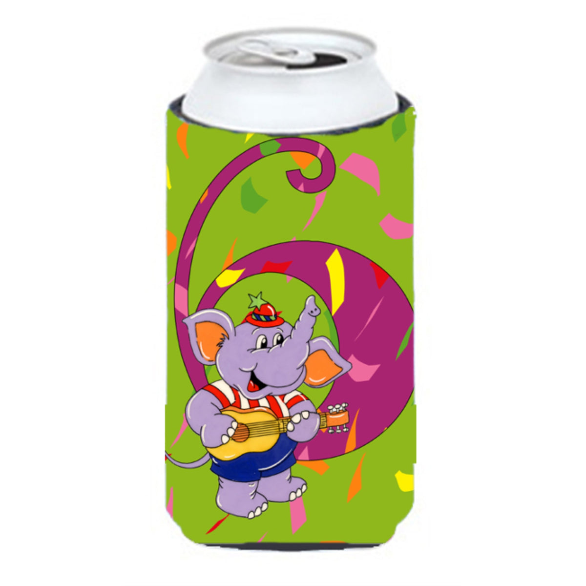 Caroline'S Treasures Aph2164Tbc Happy 6Th Birthday Age 6 Tall Boy Koozie Hugger, Multicolor