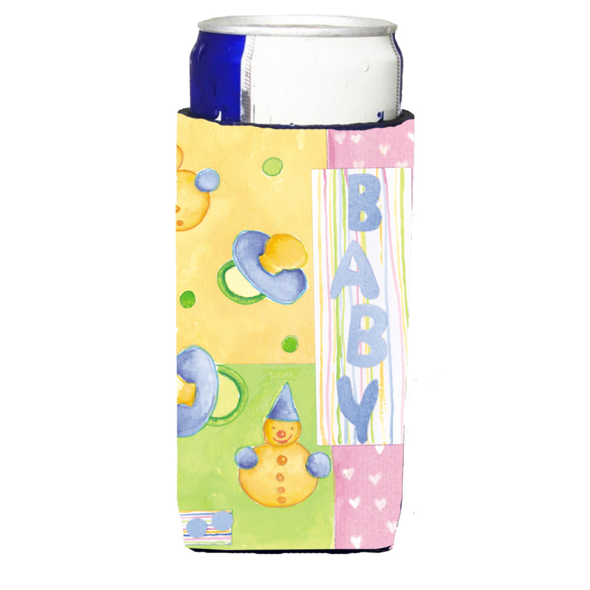 Caroline'S Treasures Aph3631Muk New Baby Michelob Ultra Koozies For Slim Cans, Multicolor