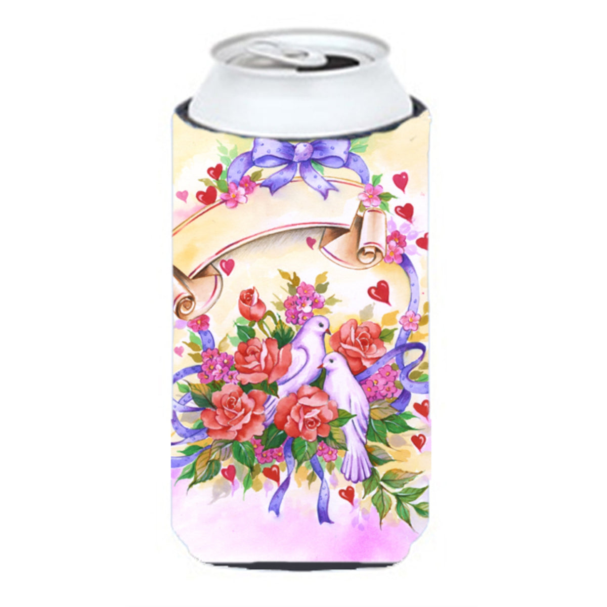 Caroline'S Treasures Aph4070Tbc Wedding Bouquet Tall Boy Koozie Hugger, Multicolor