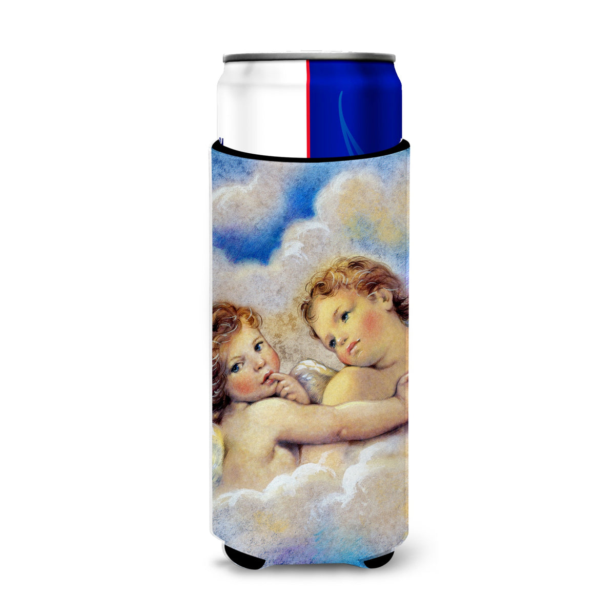 Caroline'S Treasures Angels Michelob Ultra Koozies For Slim Cans, Multicolor