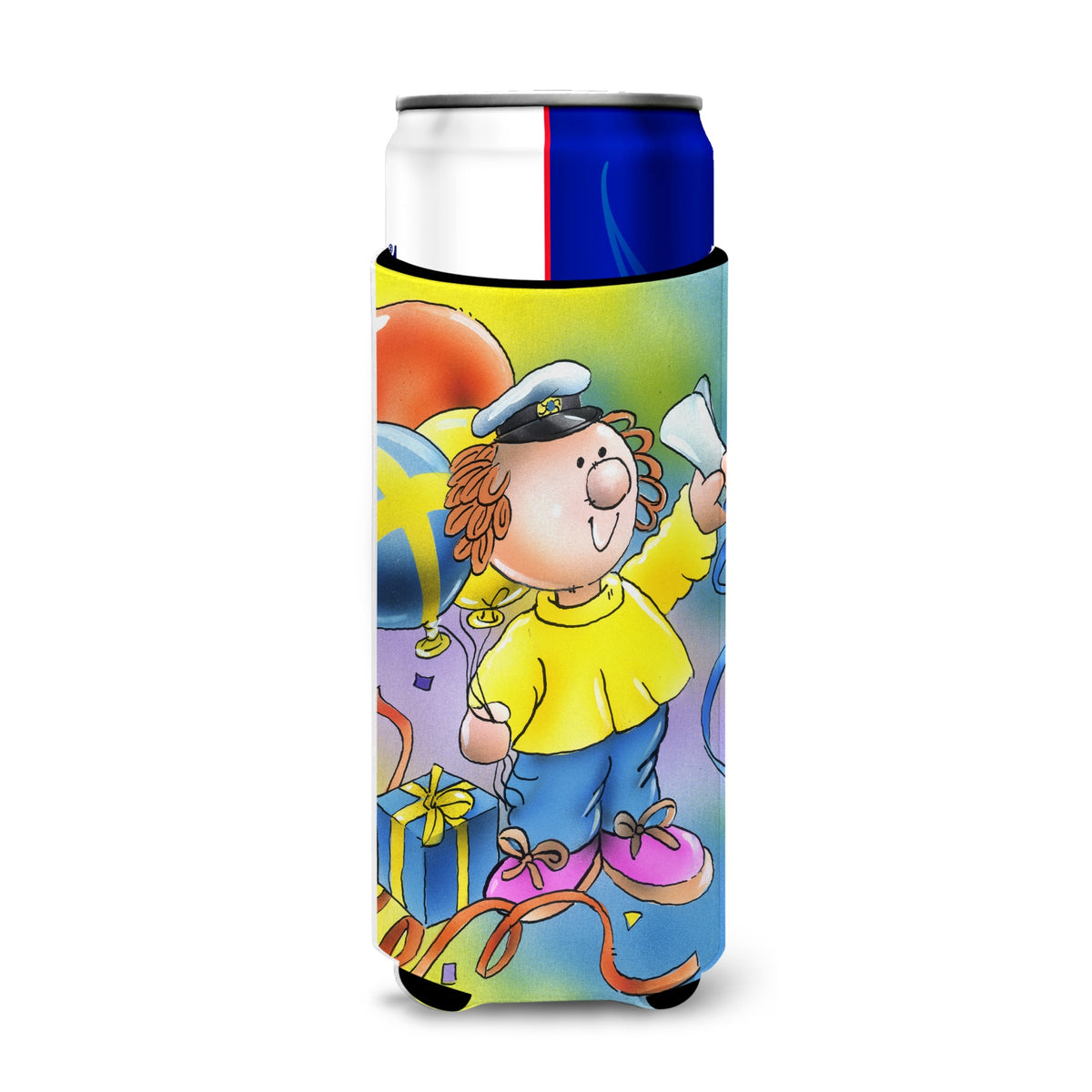Caroline'S Treasures Graduation The Graduate Michelob Ultra Koozies For Slim Cans, Multicolor