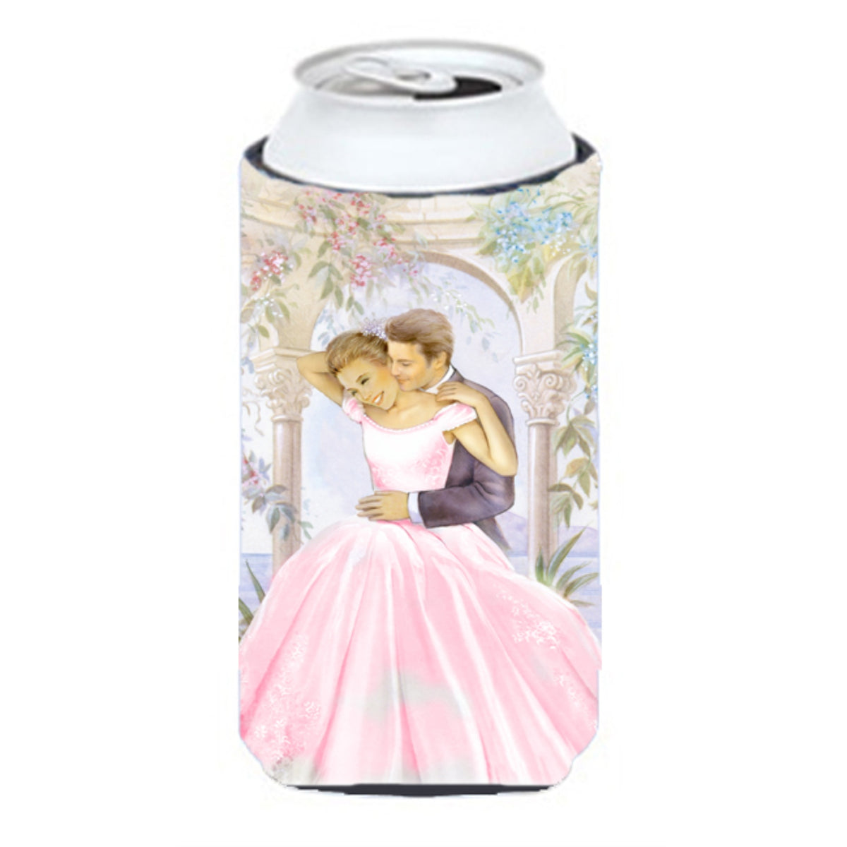 Caroline'S Treasures Aph8293Tbc Romantic Couple Kiss Tall Boy Koozie Hugger, Multicolor