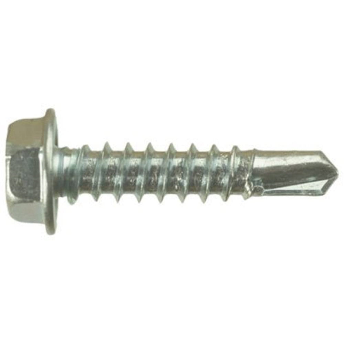 Ap Products 012-Dp500 8 X 1/2 Zinc Plate Self Tapping Unslotted Hex Washer Head - Pack Of 500
