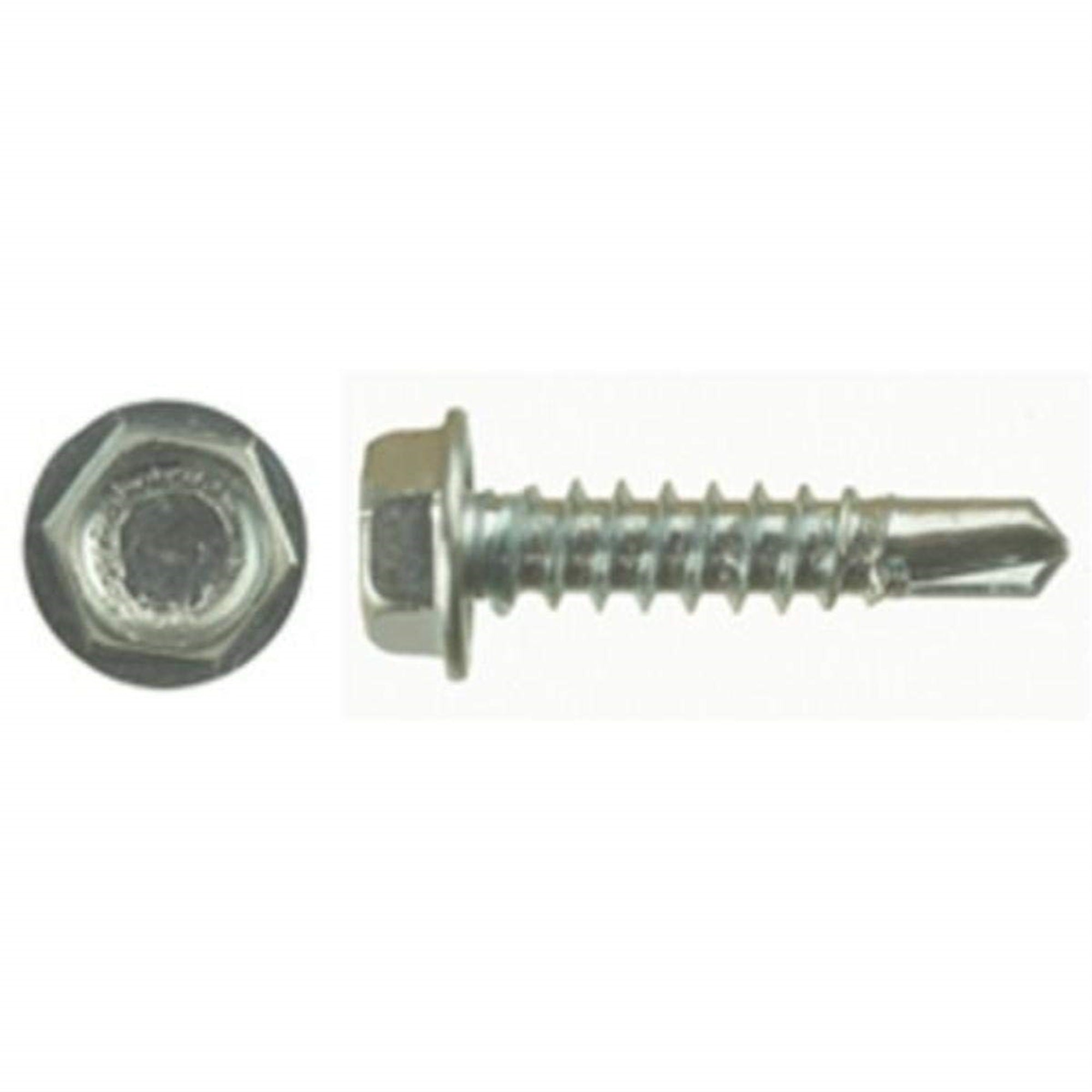Ap Products 012-Dp500 8 X 3/4 Zinc Plated 8X3/4 Self Tapping Hex Head Screw, (500 Piece)