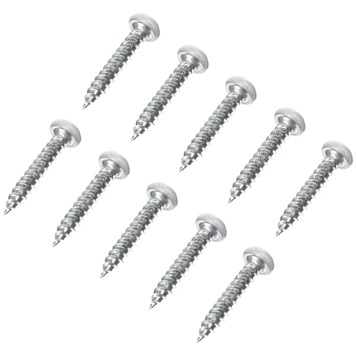 Ap Products 012-Psq500W 8X1 Polar White 1' Square Recessed Pan Head Screw, (Pack Of 500)