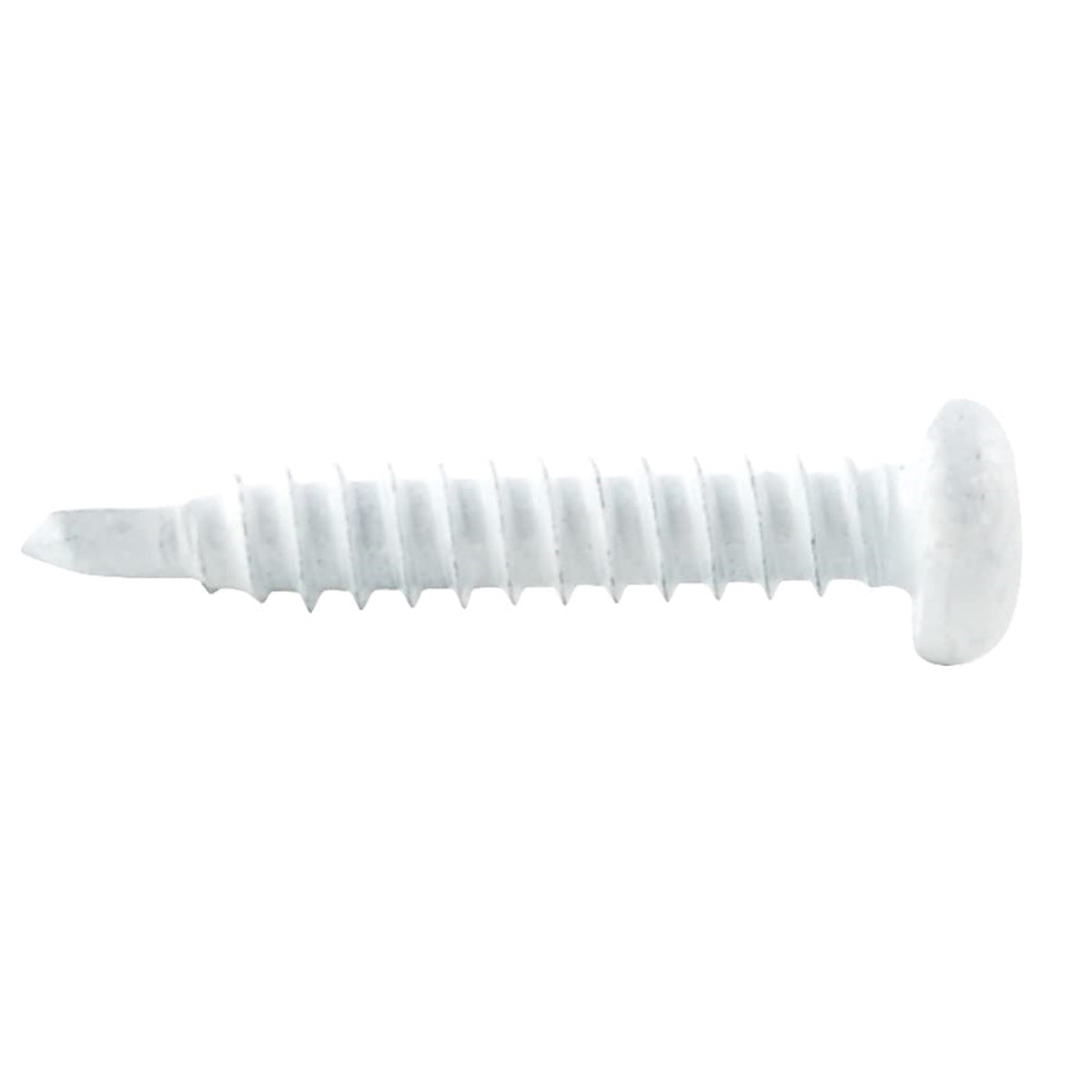 Ap Products 012-Ptk500W 8X1 White #8 Self-Tapping Pan Head Tri-Screws - 1', 500 Pack