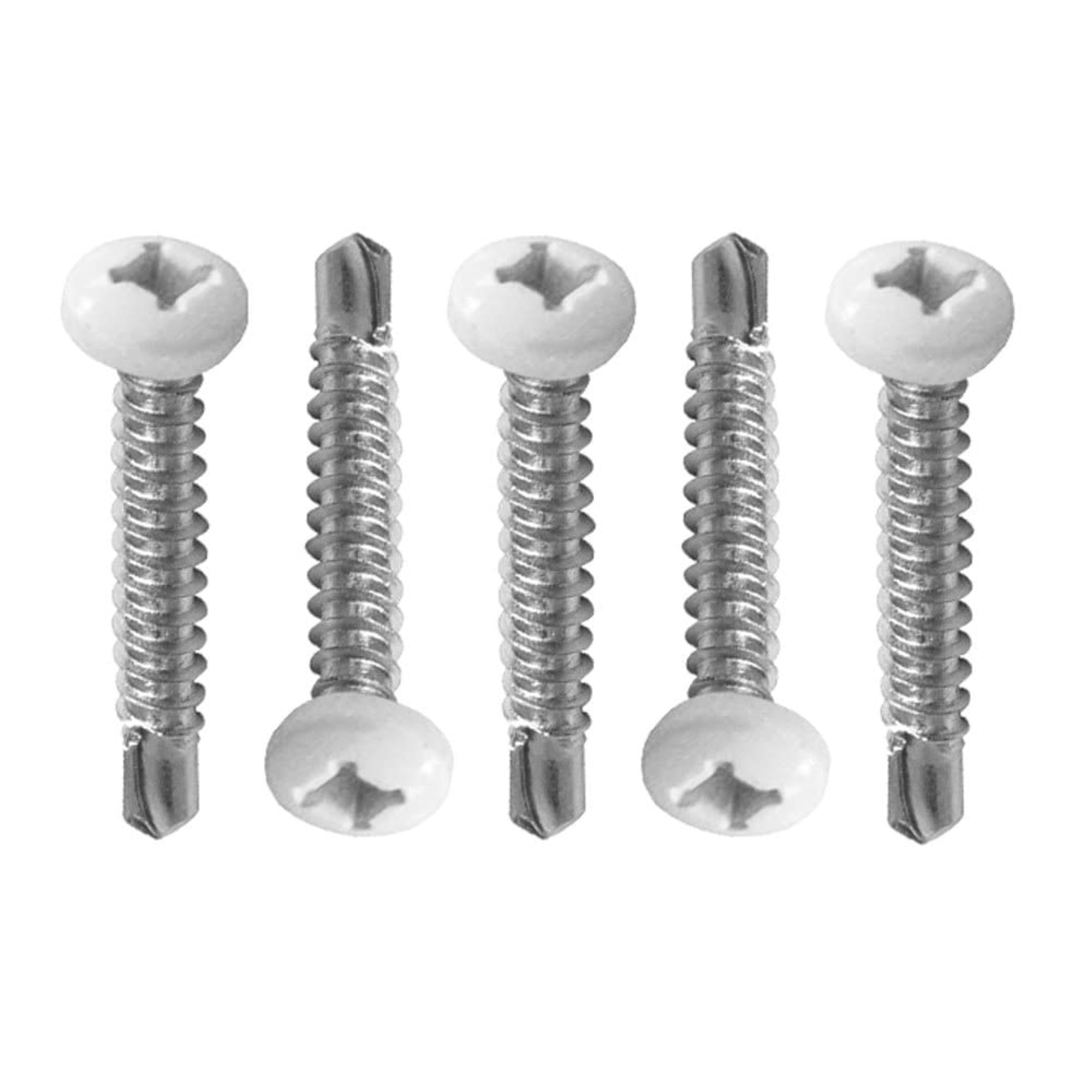 Ap Products 012-Ptk500W 8X3/4 White #8 Self-Tapping Pan Head Tri-Screws - 0.75', 500 Pack