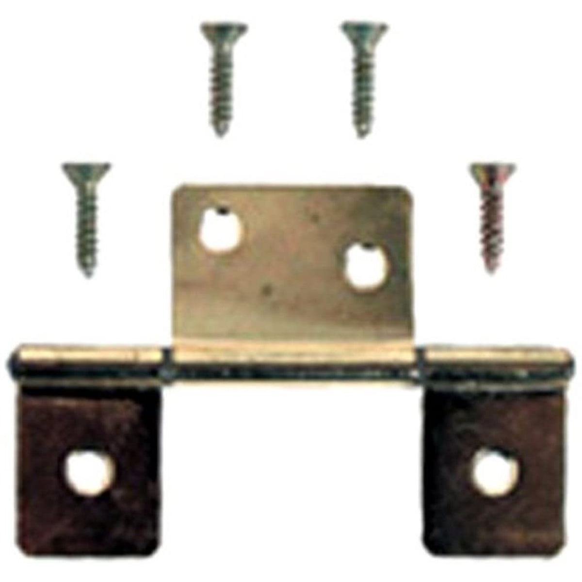 Ap Products 013-046 Brass Non-Mortise Door Hinge - Set Of 2
