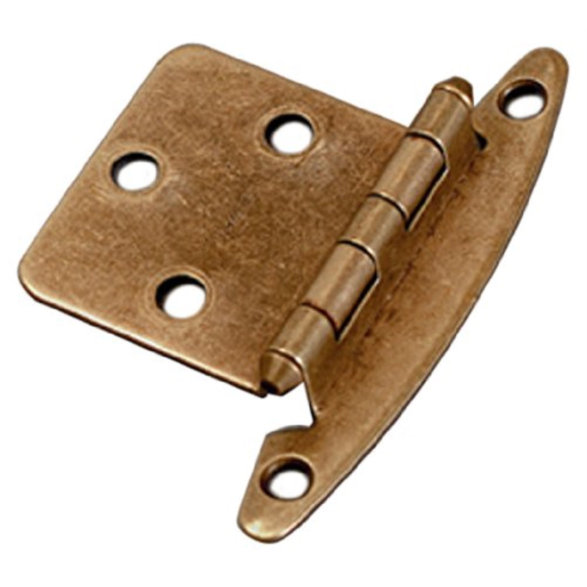 Ap Products 013-049-B Brass Non Self-Closing Door Hinge - Set Of 2