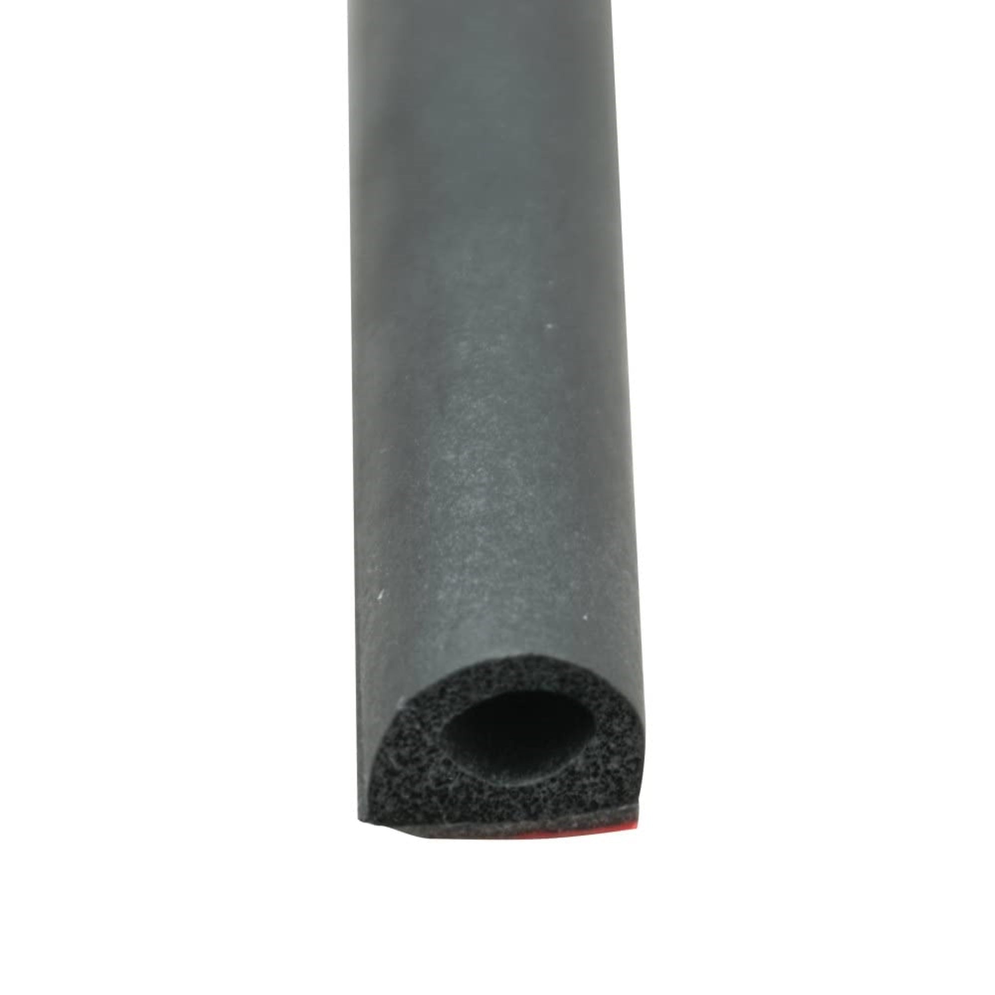Ap Products 018-318 Black 3/4' X 1/2' Rubber D-Seal With Tape