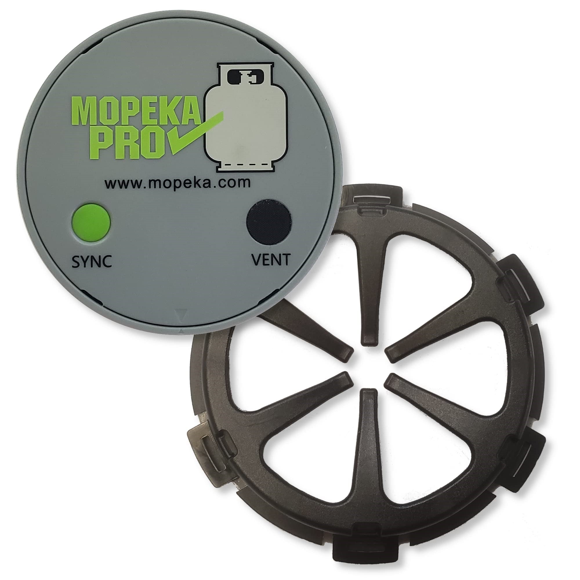 Mopeka Pro Check Sensor For Aluminum Lp Tanks - Includes Adhesive Mounting Collar For Non-Magnetic Tanks