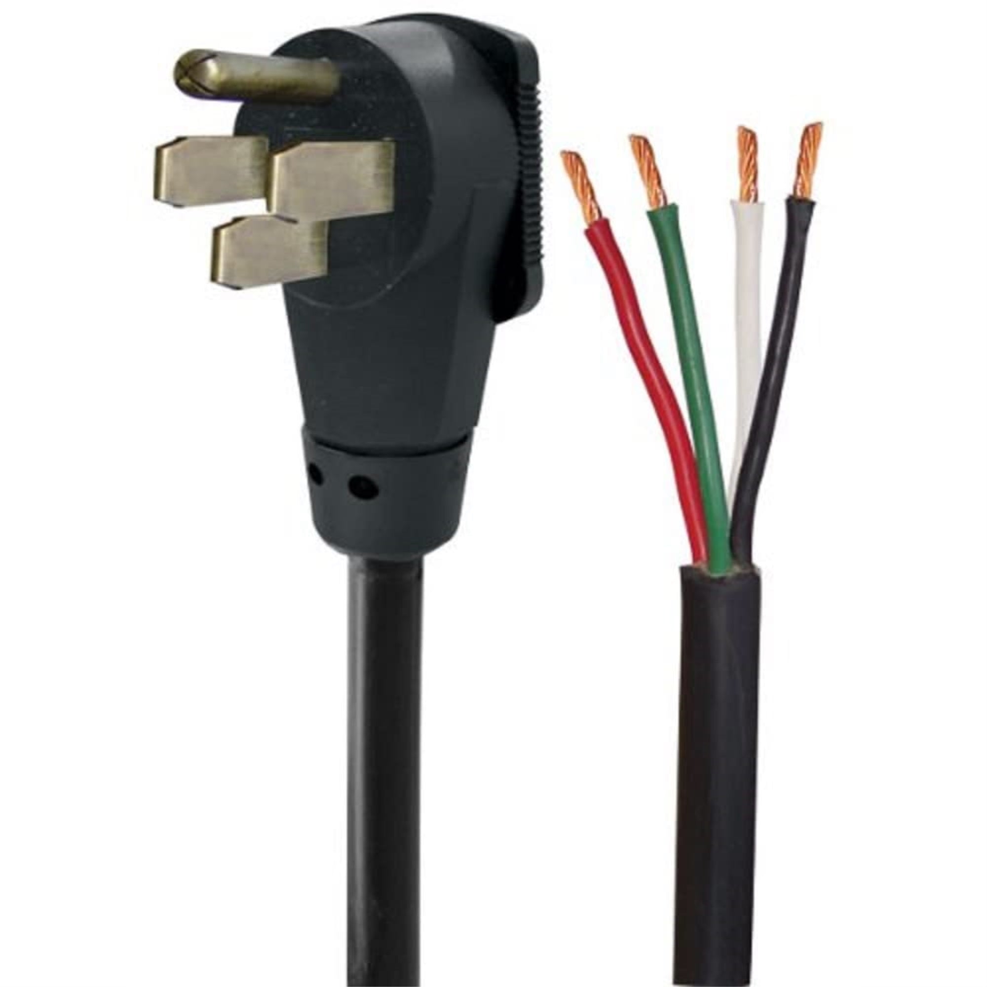 Voltec 16-00563 6/3 50 Amp Stw Right Angle Rv Power Supply Cord, 25-Foot, Black