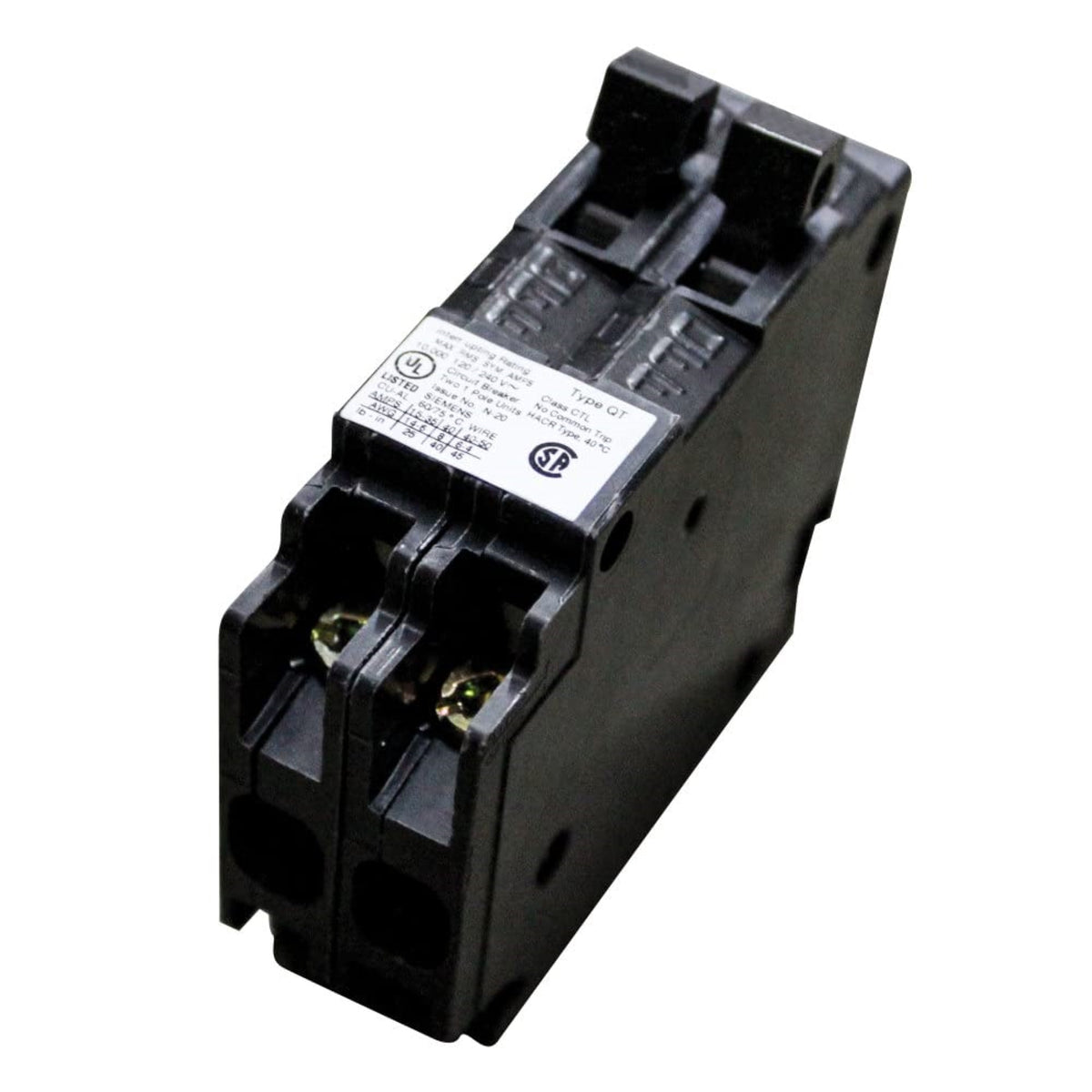 Siemens Q3020 30/20-Amp 1 Pole 120-Volt 10-Kaic Duplex Circuit Breaker
