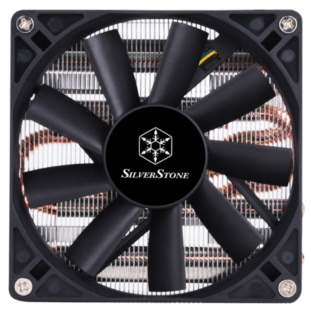 Cpu Cooler 54Mm High For Low Profile,6Mm Heatpipe *2 With Al Pin And 8015Pwm Fan Only Support Amd Socket