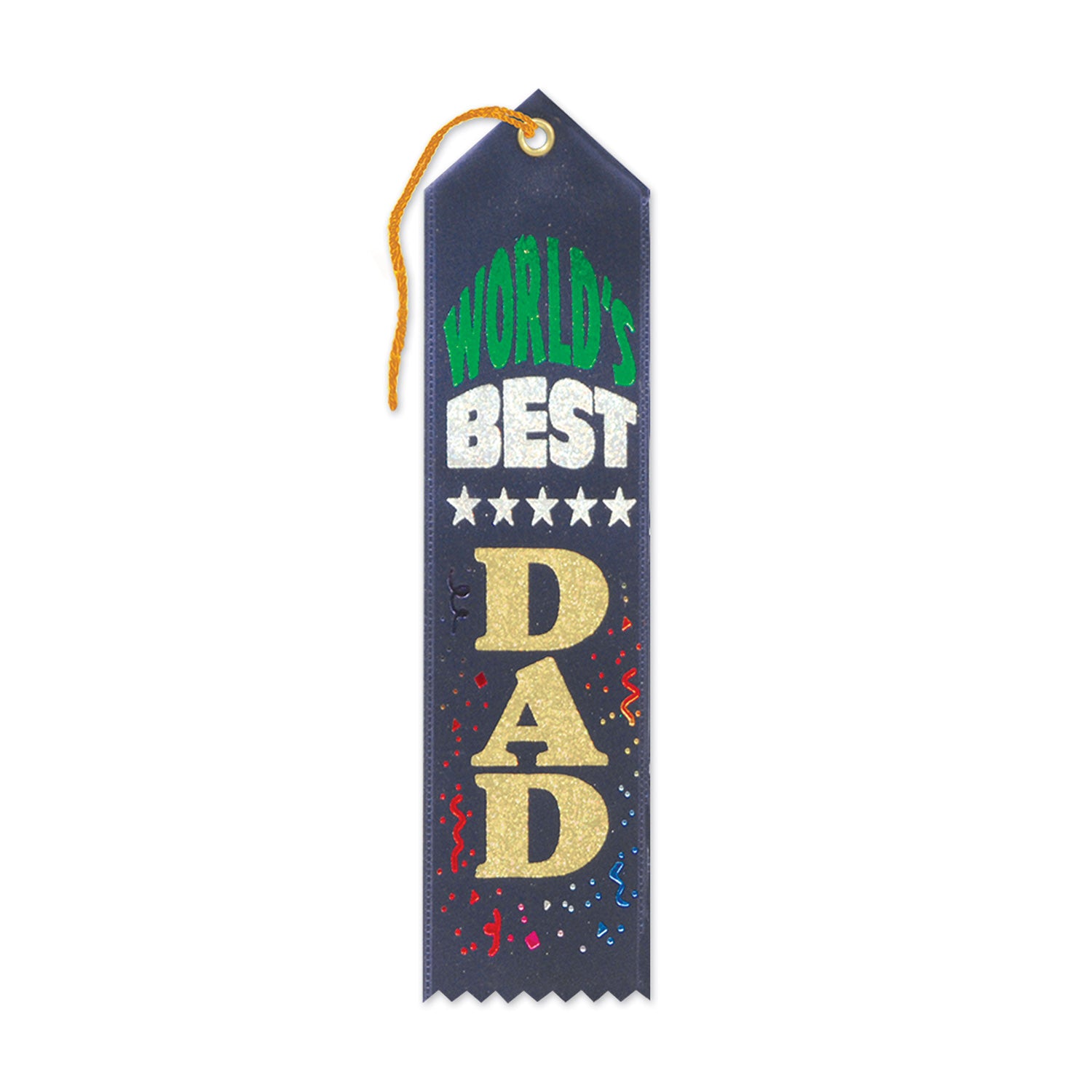 Worlds Best Dad Award Ribbon