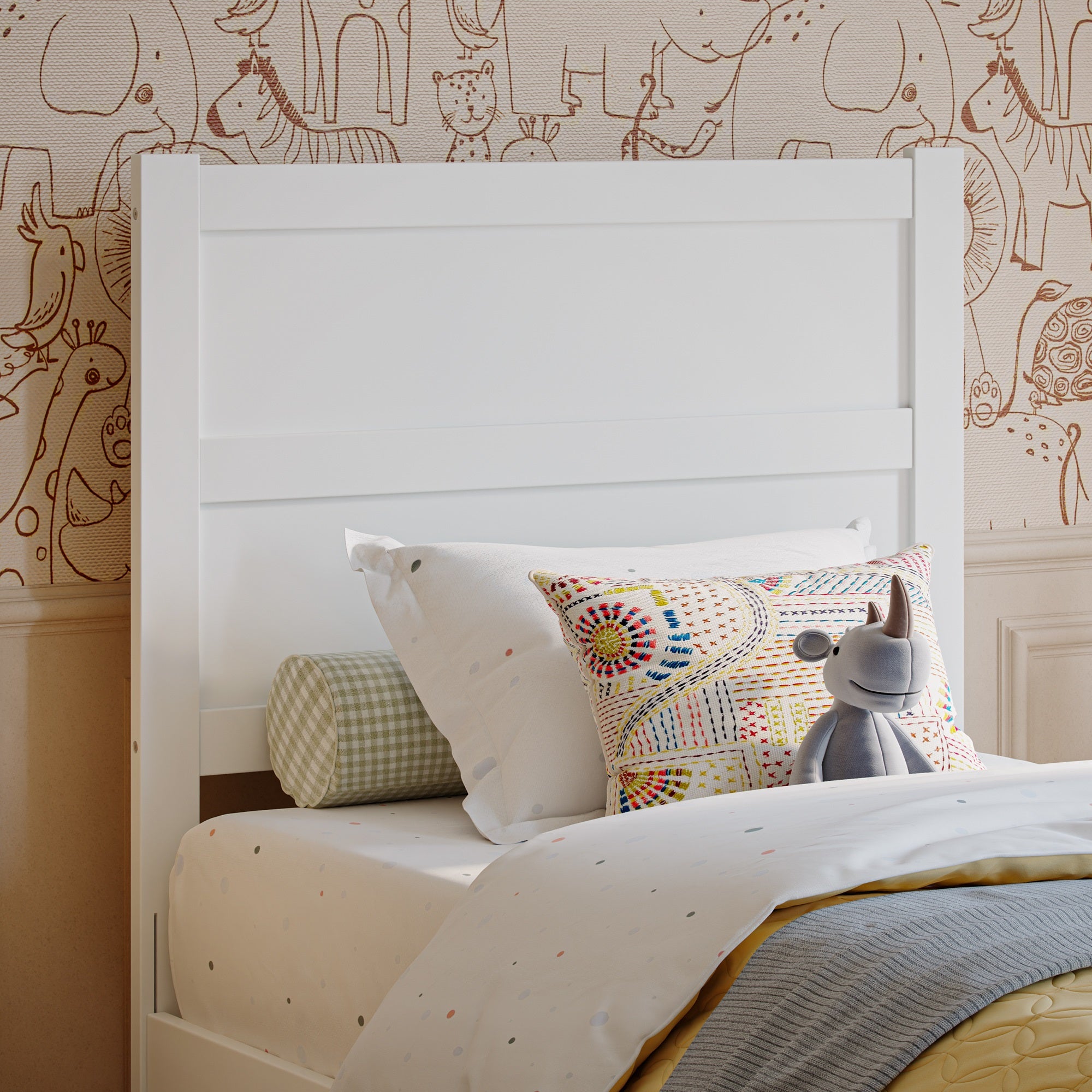 Aveline King Panel Headboard in Light Toffee