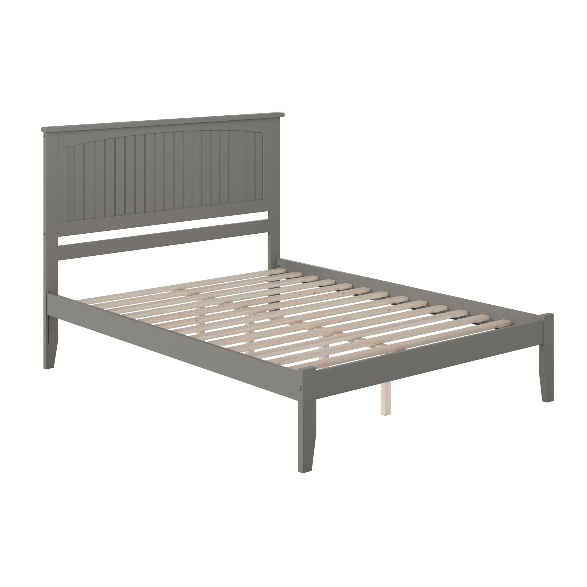 Nantucket King Platform Bed in Grey